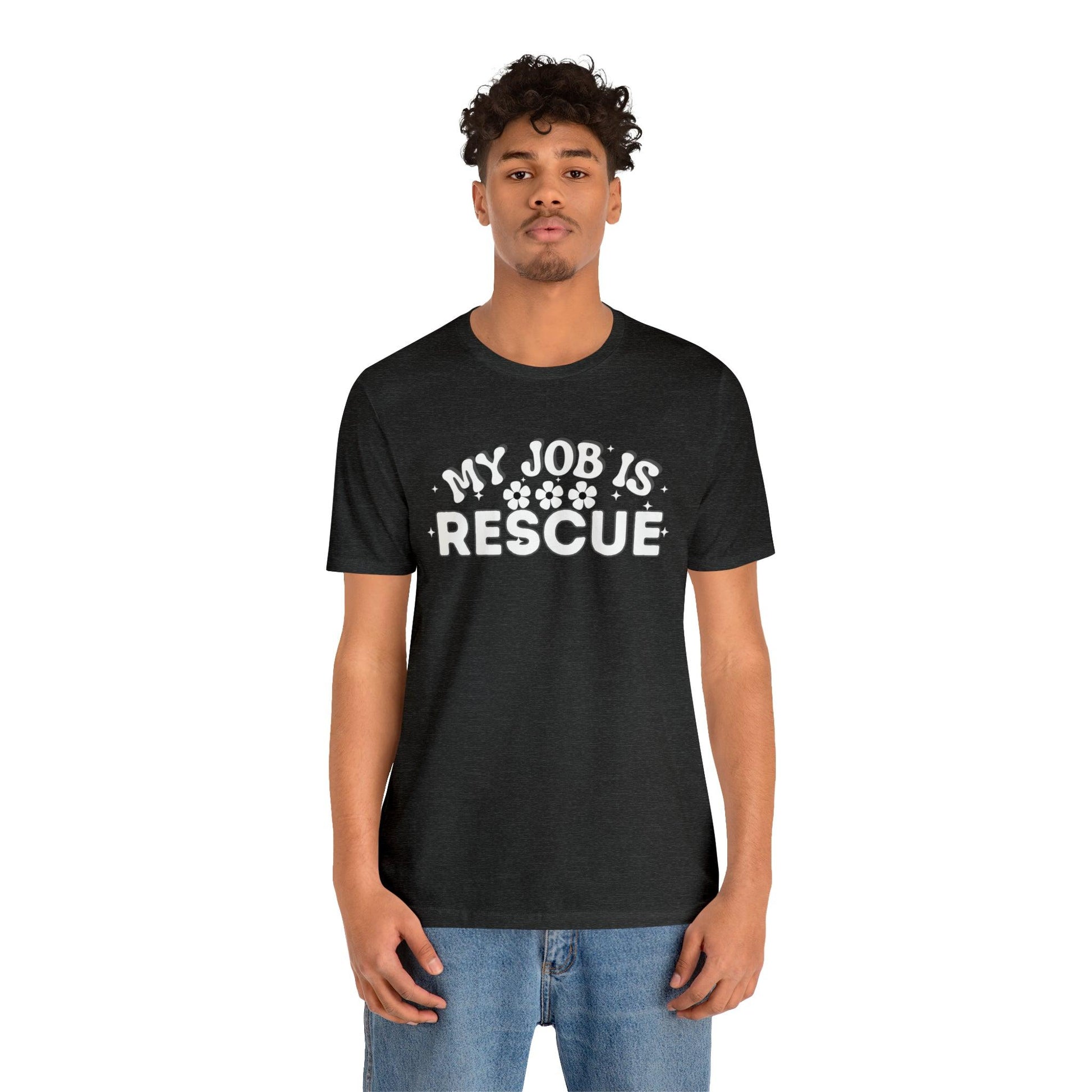 My Job is Rescue Shirt Firefighter Shirt Coast Guard Shirt - Giftsmojo