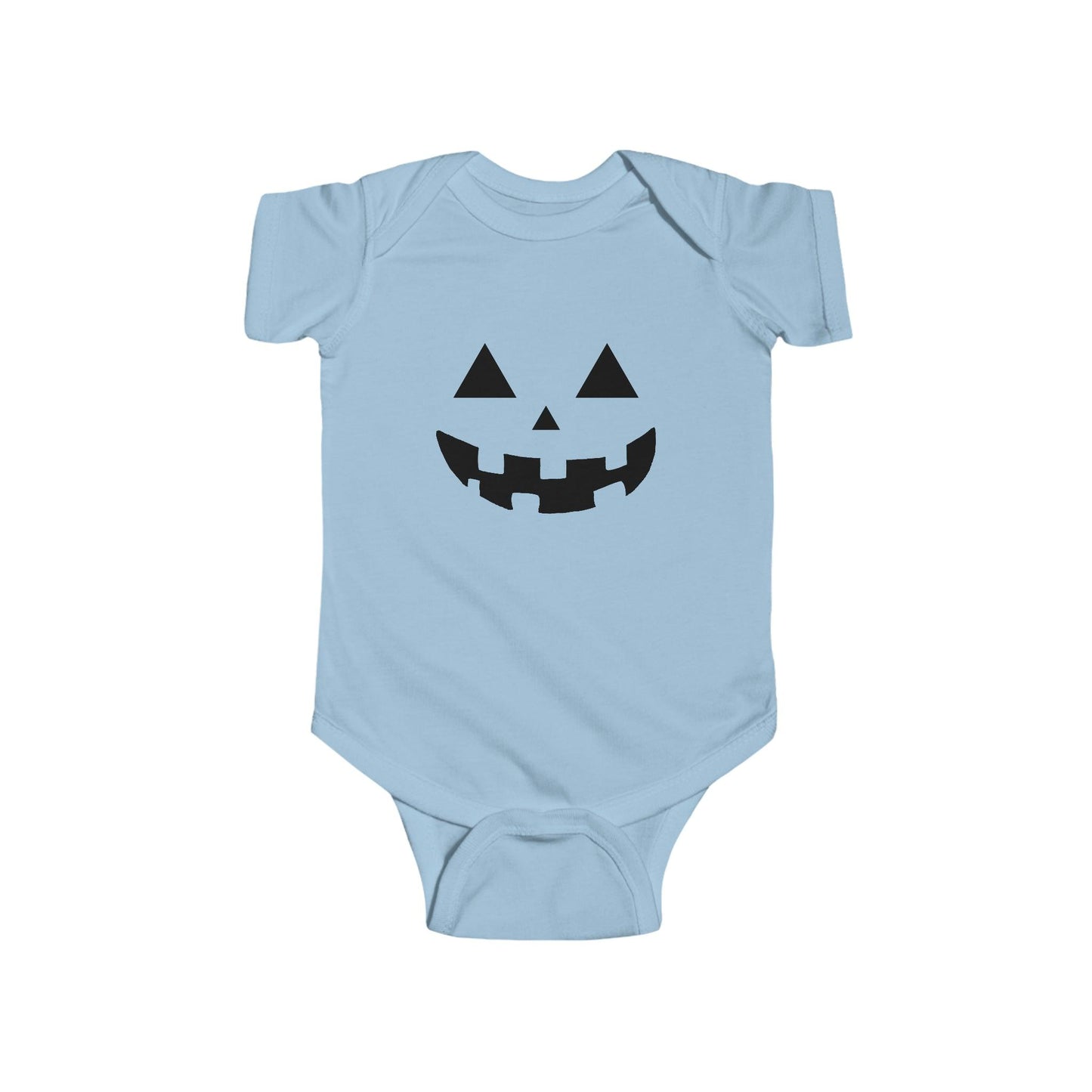 Infant Pumpkin Face Onesie Infant Halloween Costume Infant Fine Jersey Bodysuit for Halloween Infant Halloween Onesie - Giftsmojo