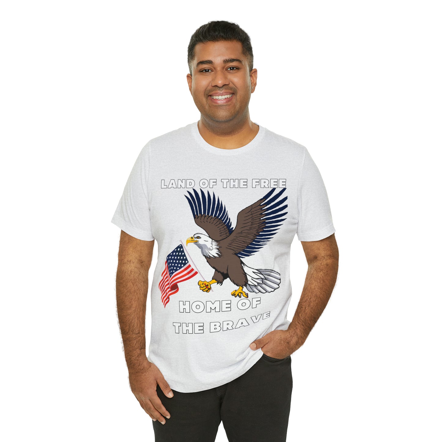 Celebrate Independence Day with Patriotic Shirts: Land of the free, Home of the Brave Shirt for Women and Men