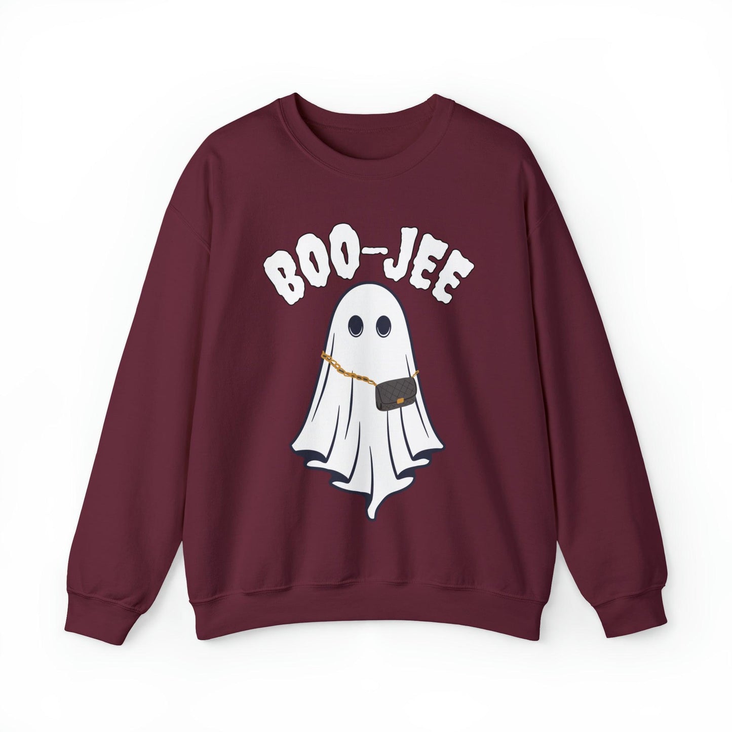 Boo-Jee Sweatshirt, Boo Halloween Sweatshirt, Spooky Ghost Sweatshirt, Boo Jee Shirt, Halloween Ghost Sweatshirt, Halloween Boo Shirt - Giftsmojo