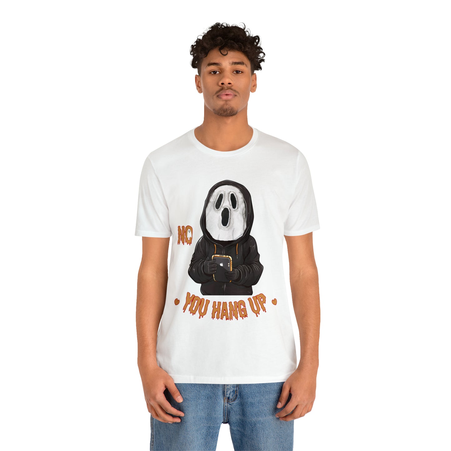 Elevate Your Halloween Style with the Playful 'No You Hang Up' Shirt Spooky shirt