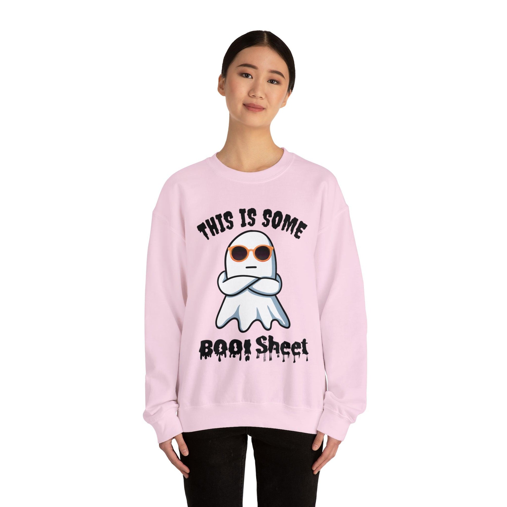 This Is Some Boo Sheet Funny HalloweenSweatshirt Funny Halloween Costume Spooky Season Tee Boo Ghost Sweatshirt Gift for Birthday Christmas - Giftsmojo