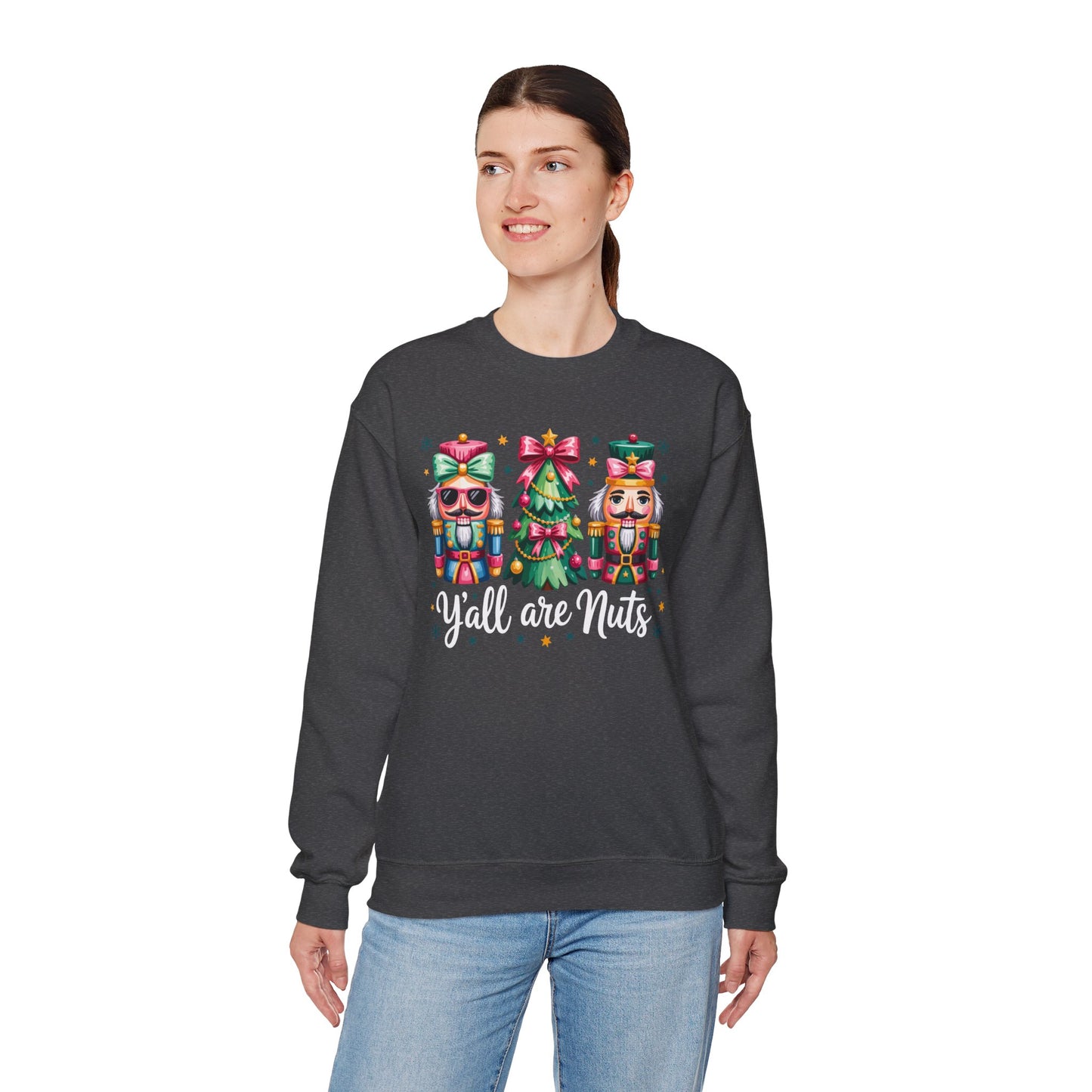 Nutcracker Characters and Christmas Tree Sweatshirt