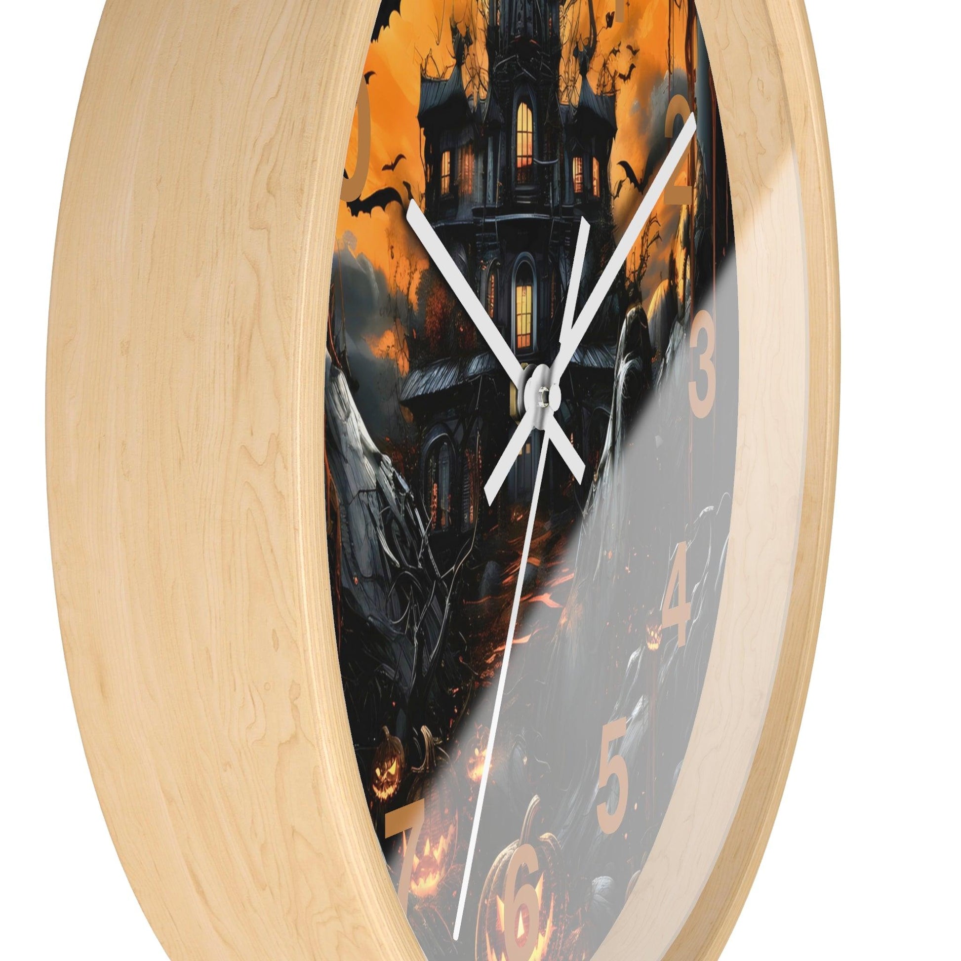 Halloween Ghost Wall Clock Halloween Wall Clocks Halloween Clock Fall Clock Halloween Decor Home decor - Giftsmojo