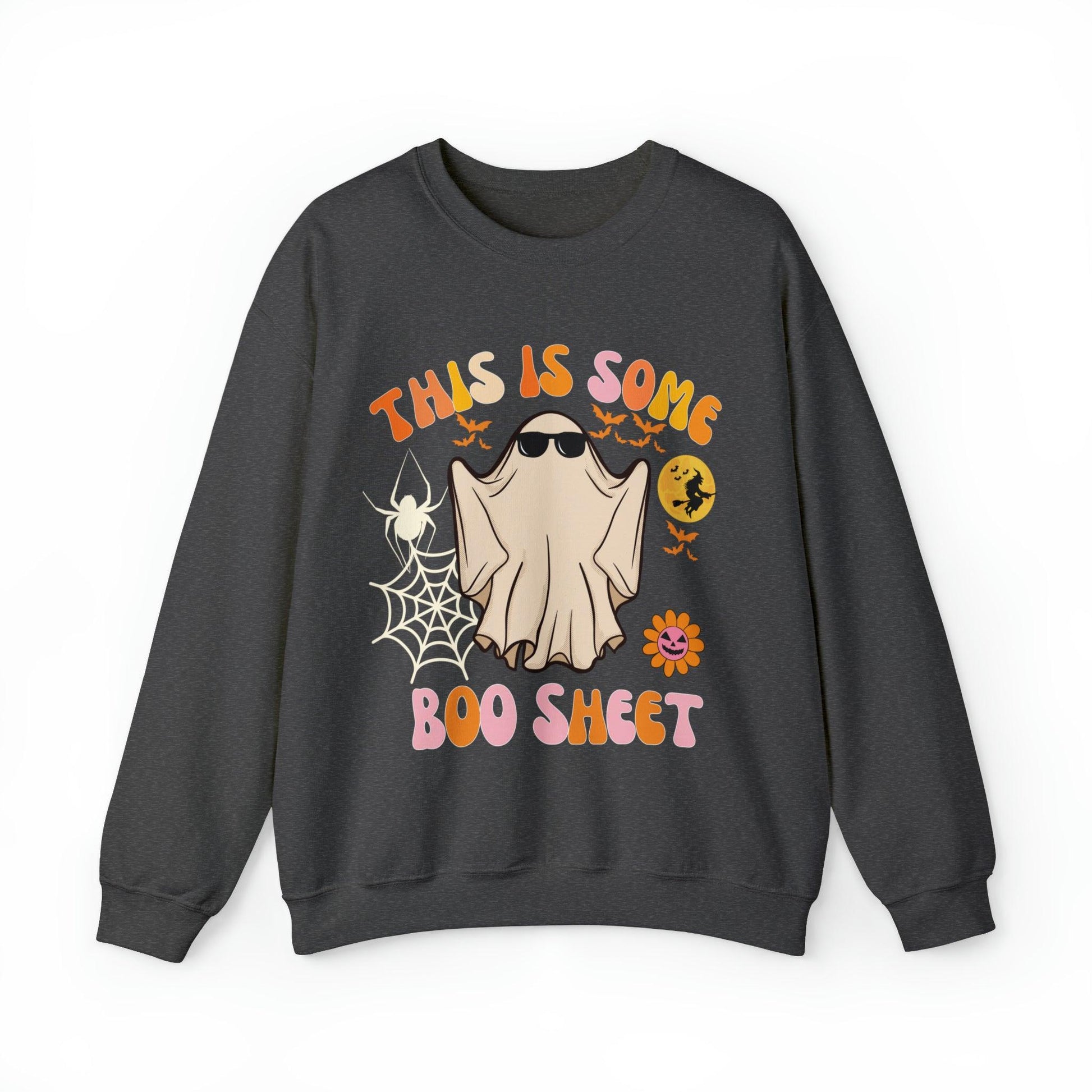 This Is Some Boo Sheet Ghost Sweatshirt Cute Ghost Sweatshirt Boo Ghost Sweatshirt Gift Shirt Funny Halloween Shirt Spooky Season Shirt - Giftsmojo