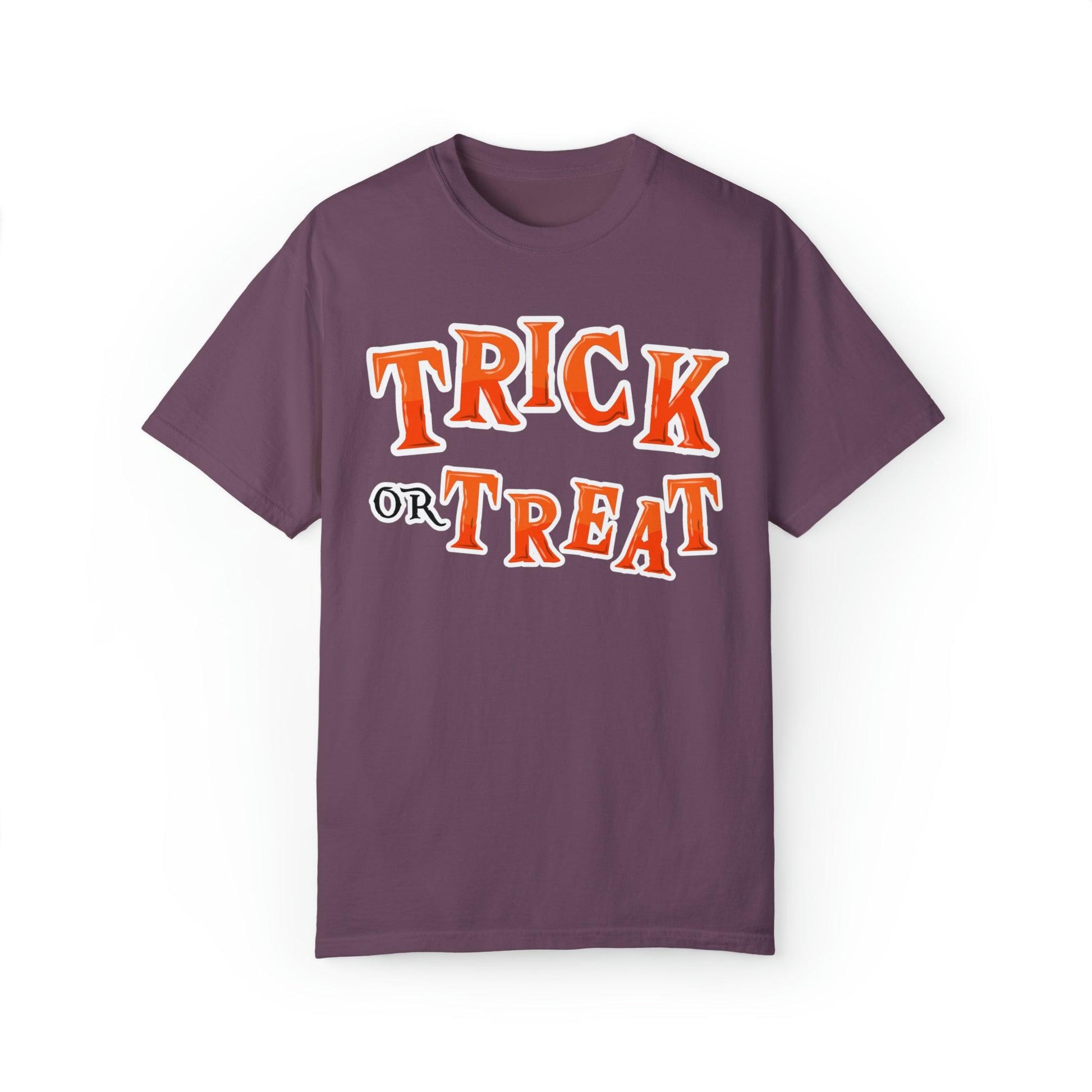 Retro Halloween Tshirt, Trick or Treat Shirt Vintage Shirt Halloween Shirt Cute Spooky Shirt, Halloween Gift Halloween T-shirt - Giftsmojo