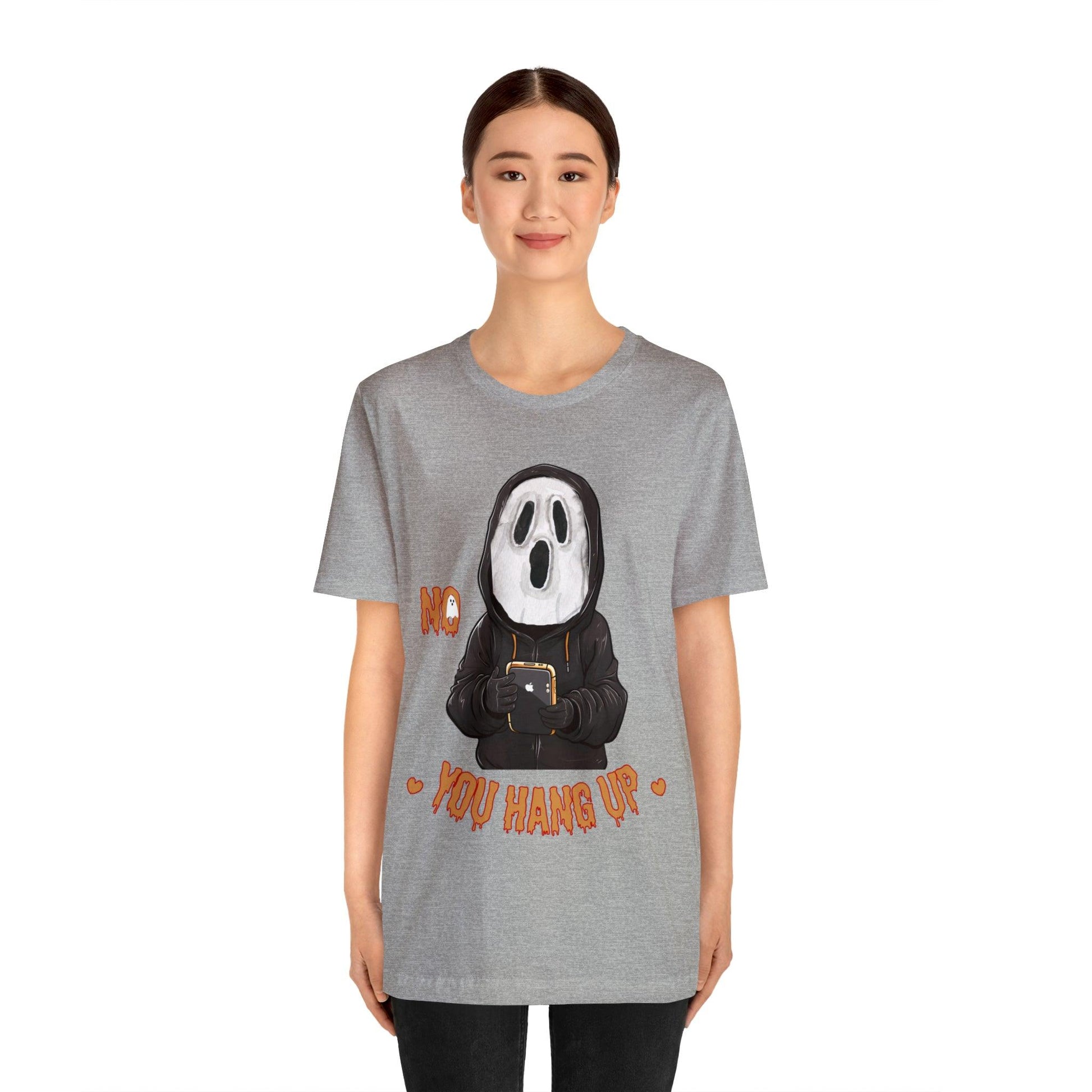 Elevate Your Halloween Style with the Playful 'No You Hang Up' Shirt Spooky shirt - Giftsmojo