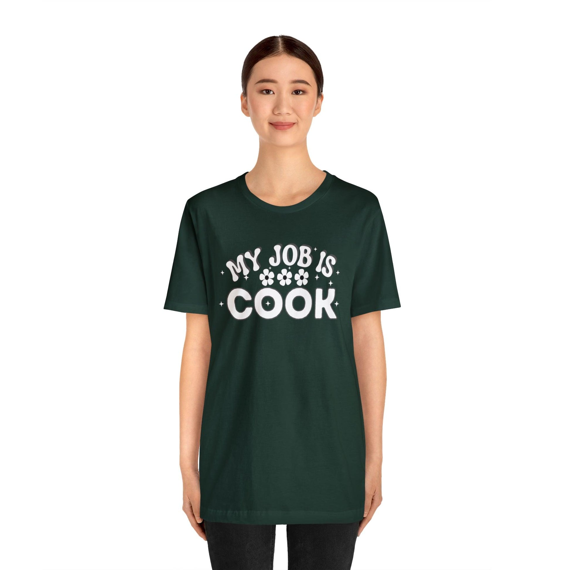 My Job is Cook Shirt Chef Shirt, Restaurant Cook Shirt Mom Shirt Dad Shirt - Giftsmojo