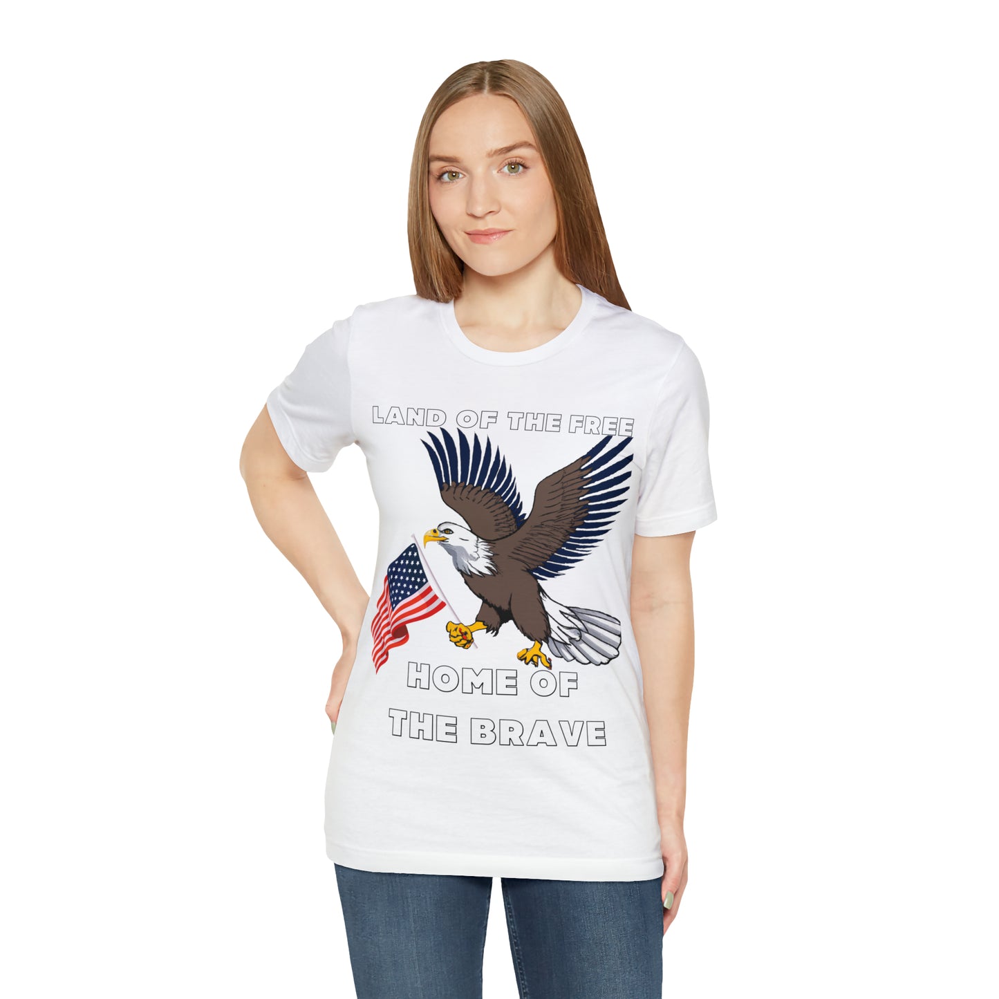 Celebrate Independence Day with Patriotic Shirts: Land of the free, Home of the Brave Shirt for Women and Men