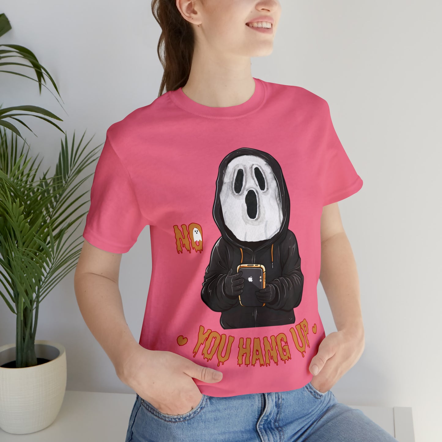 Elevate Your Halloween Style with the Playful 'No You Hang Up' Shirt Spooky shirt