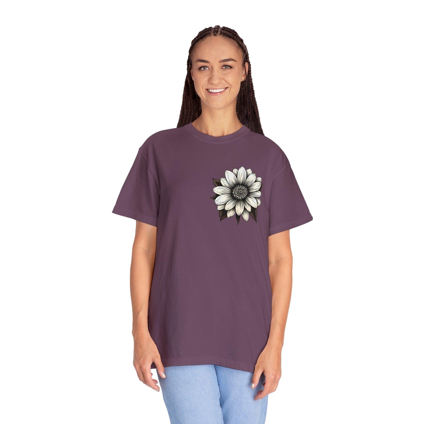 Sunflower Shirt Women Flower Shirt Aesthetic Women Top Floral Graphic Tee Floral Shirt Flower T-shirt, Wild Flower Shirt Gift For Her - Giftsmojo