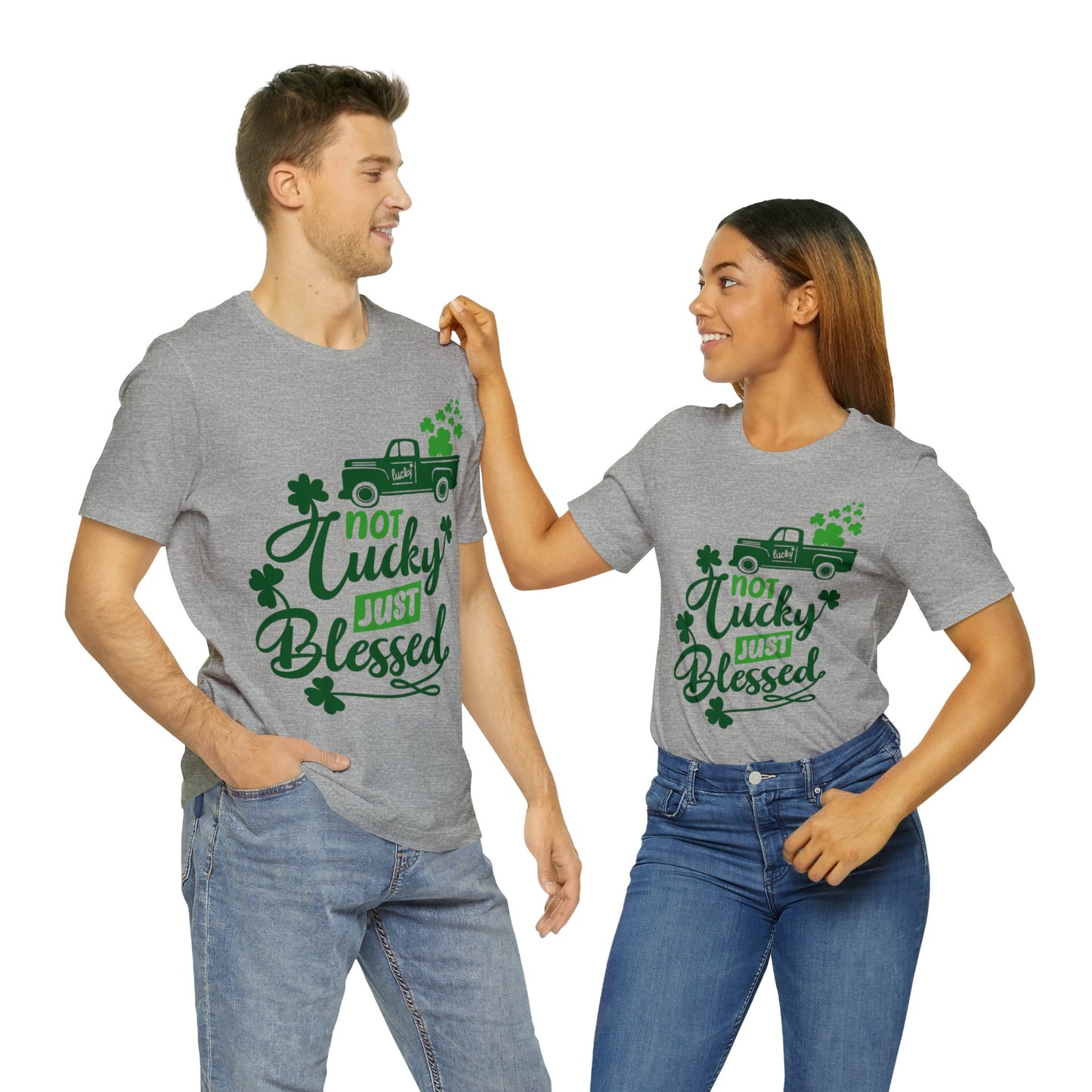 Not Lucky Just Blessed St Patrick's Day shirt Feeling Lucky Shirt Clover Shirt