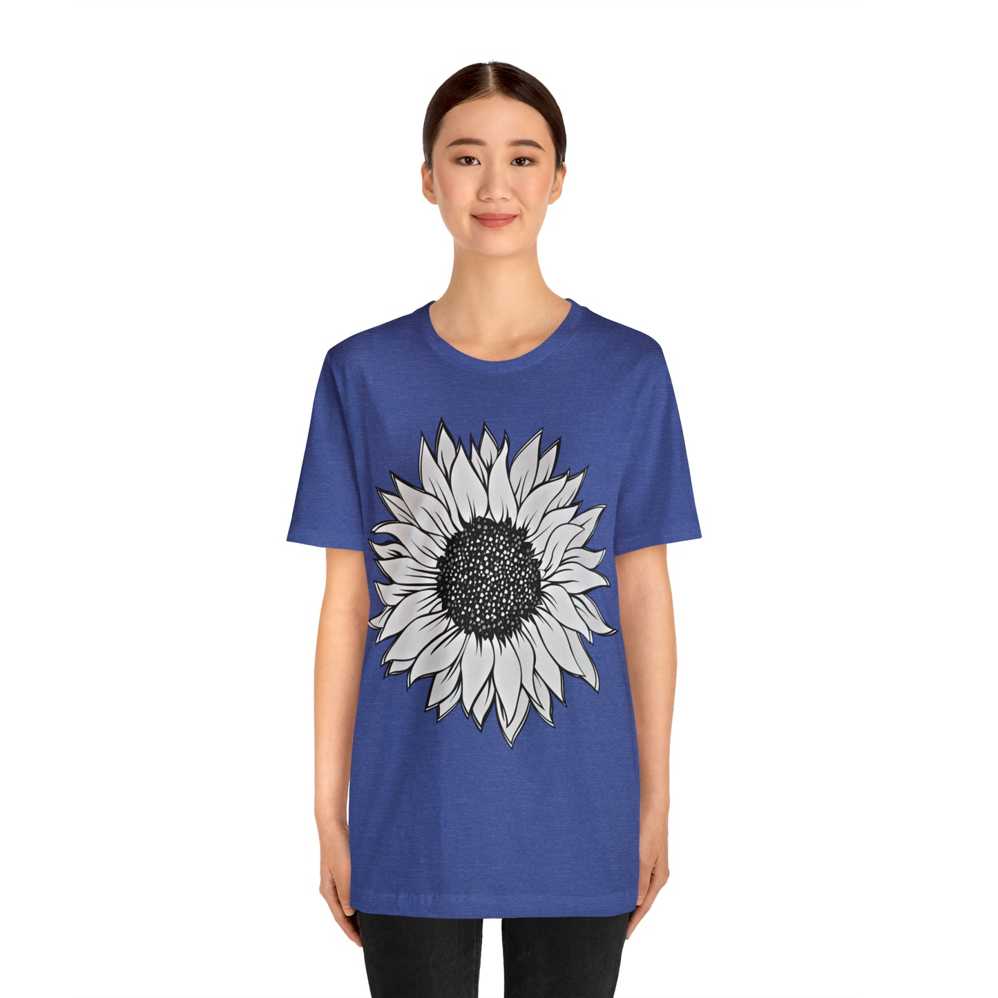 Sunflower Shirt, Floral Tee Shirt, Flower Shirt, Garden Shirt, Womens Fall Summer Shirt Sunshine Tee, Gift for Gardener, Nature love