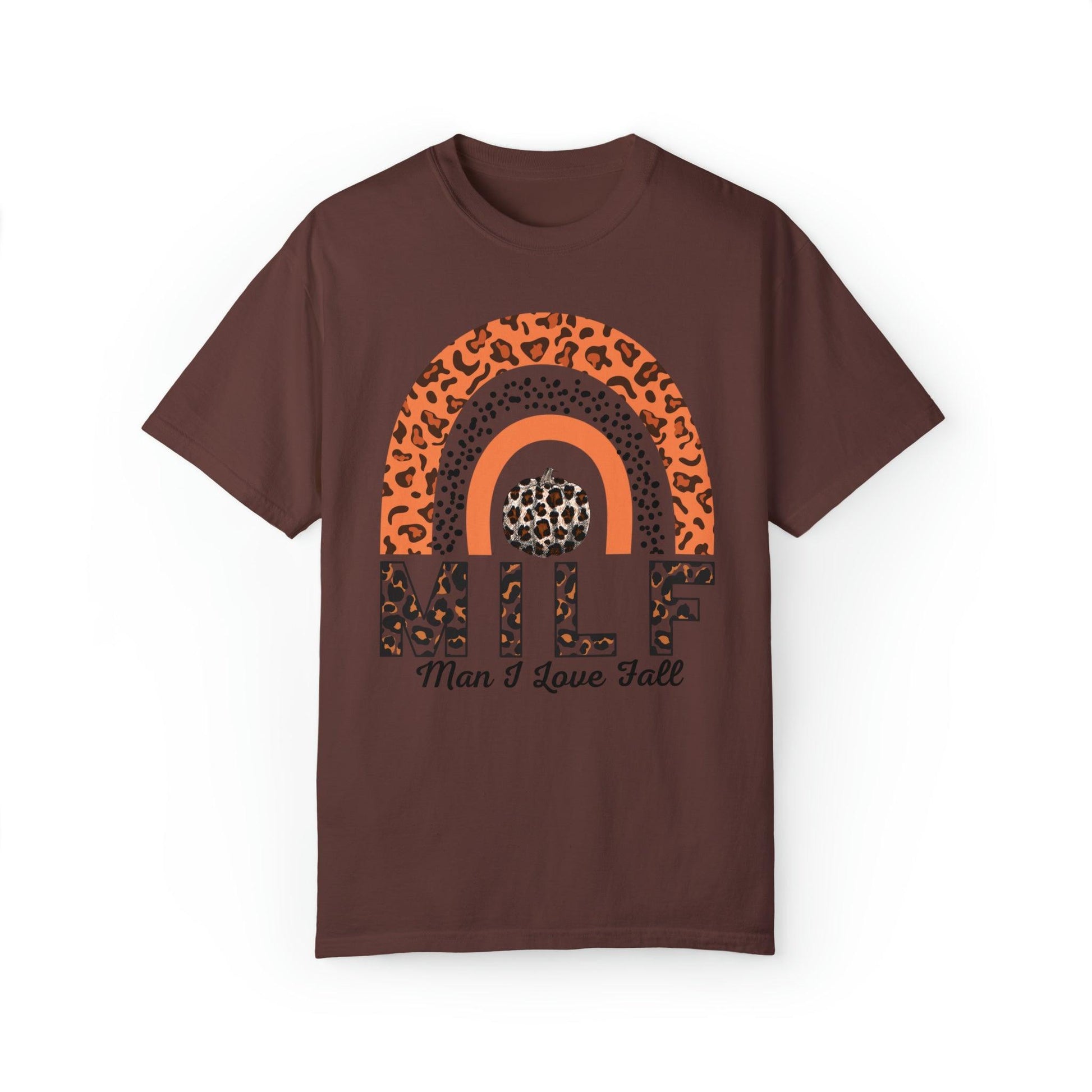 Man I love Fall Gift for Fall Funny fall shirts gift Pumpkin comfort colors shirt - Giftsmojo