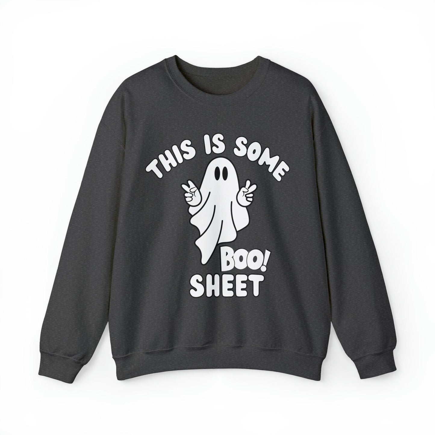 This Is Some Boo Sheet Ghost Sweatshirt Cute Ghost Sweatshirt Boo Ghost Sweatshirt Gift Shirt Funny Halloween Shirt Spooky Season Shirt - Giftsmojo