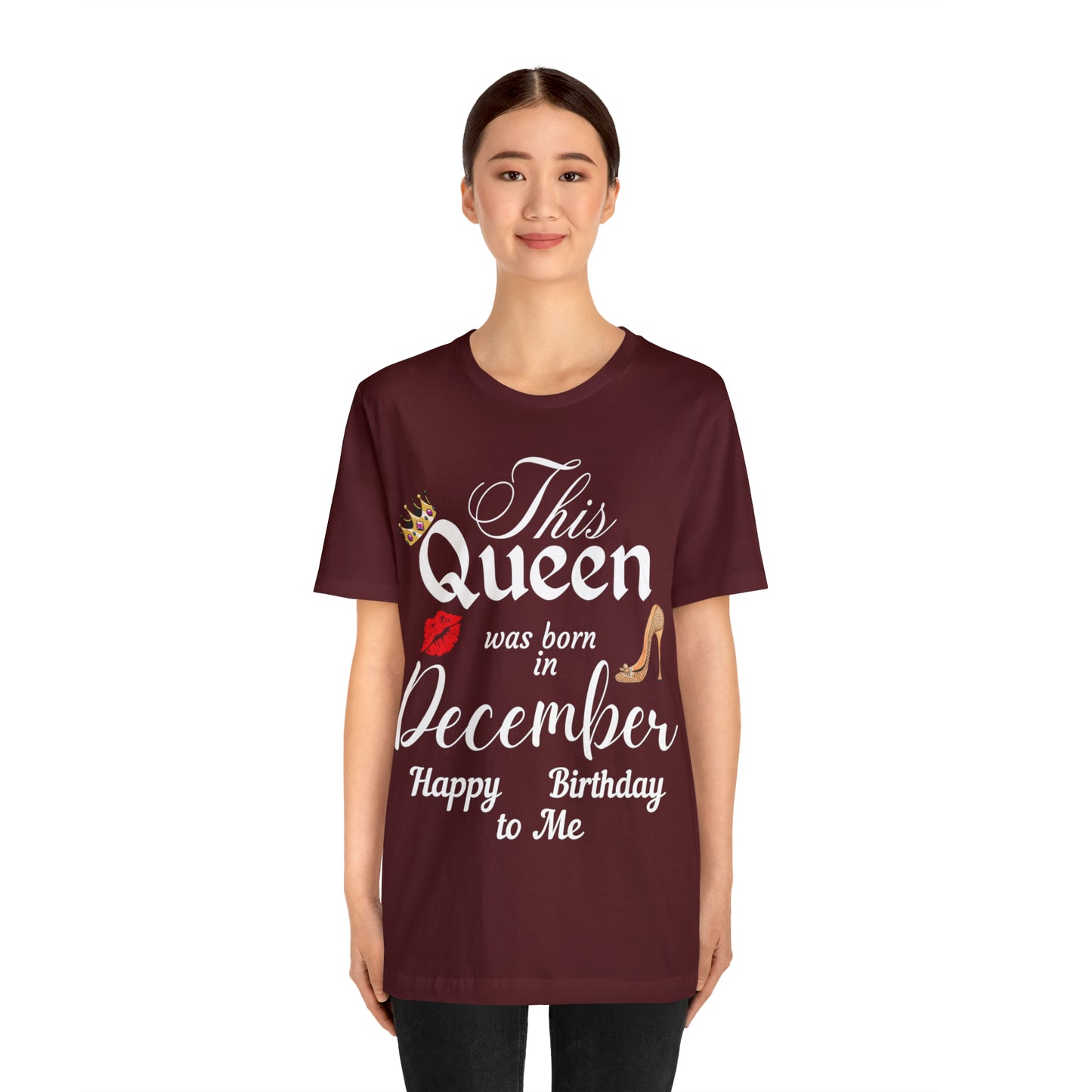 Birthday Queen Shirt, Gift for Birthday, This Queen was born in December Shirt, Funny Queen Shirt, Funny Birthday Shirt, Birthday Gift