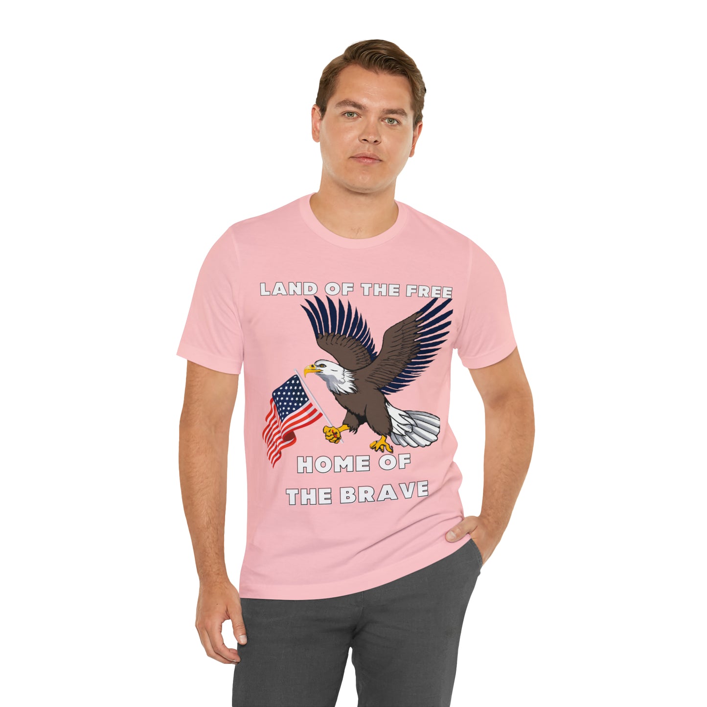 Celebrate Independence Day with Patriotic Shirts: Land of the free, Home of the Brave Shirt for Women and Men