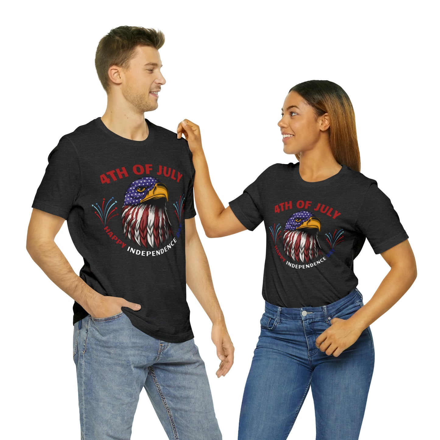 Celebrate Independence Day with Patriotic Shirts: Land of the free Shirts for Women and Men