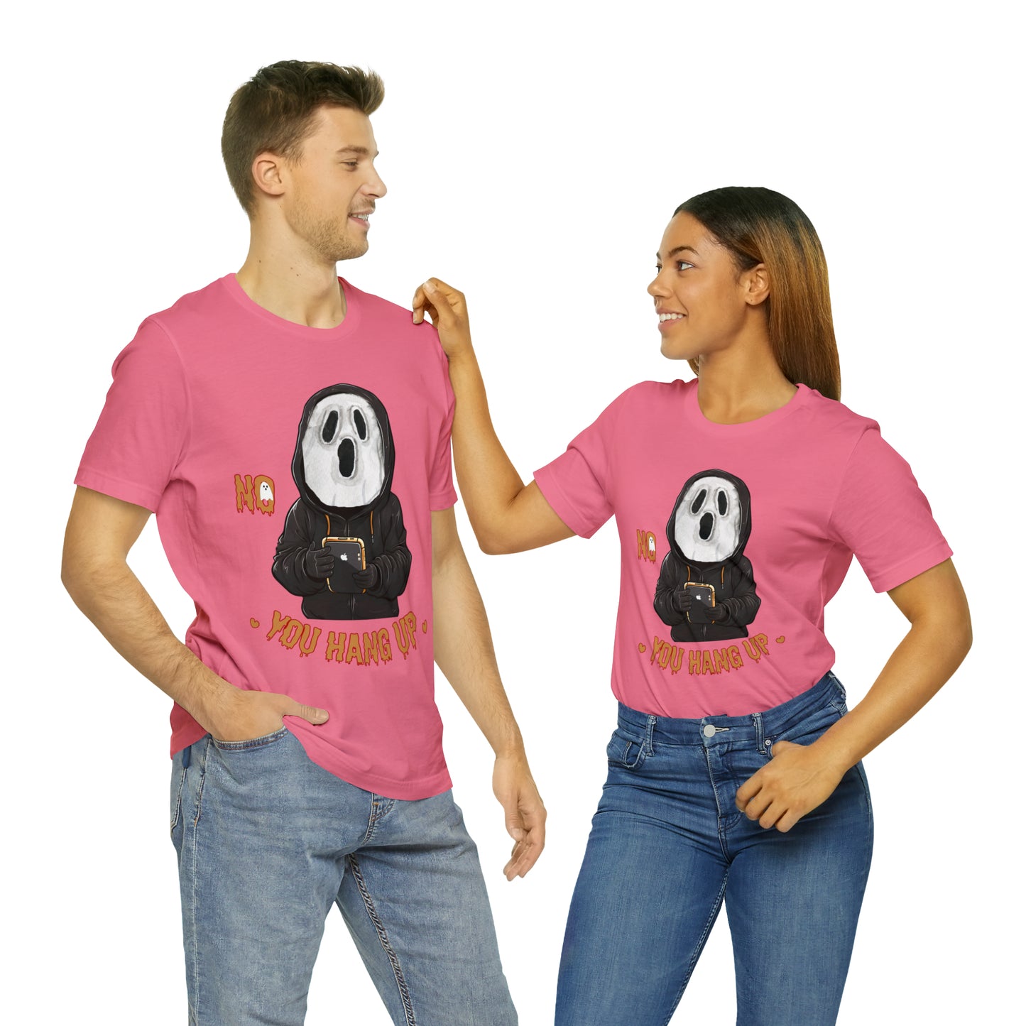 Elevate Your Halloween Style with the Playful 'No You Hang Up' Shirt Spooky shirt