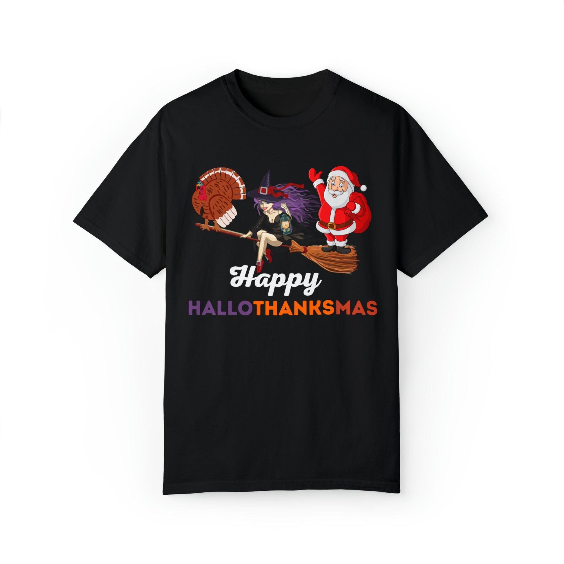 Happy HALLOTHANKSMAS Gift for Fall Halloween Thanksgiving Christmas Gift - Giftsmojo