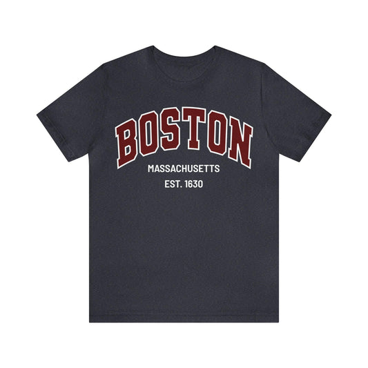 Boston Massachusetts T-shirt, Boston Shirt Boston Souvenir Boston TShirt, Boston Gift - Giftsmojo