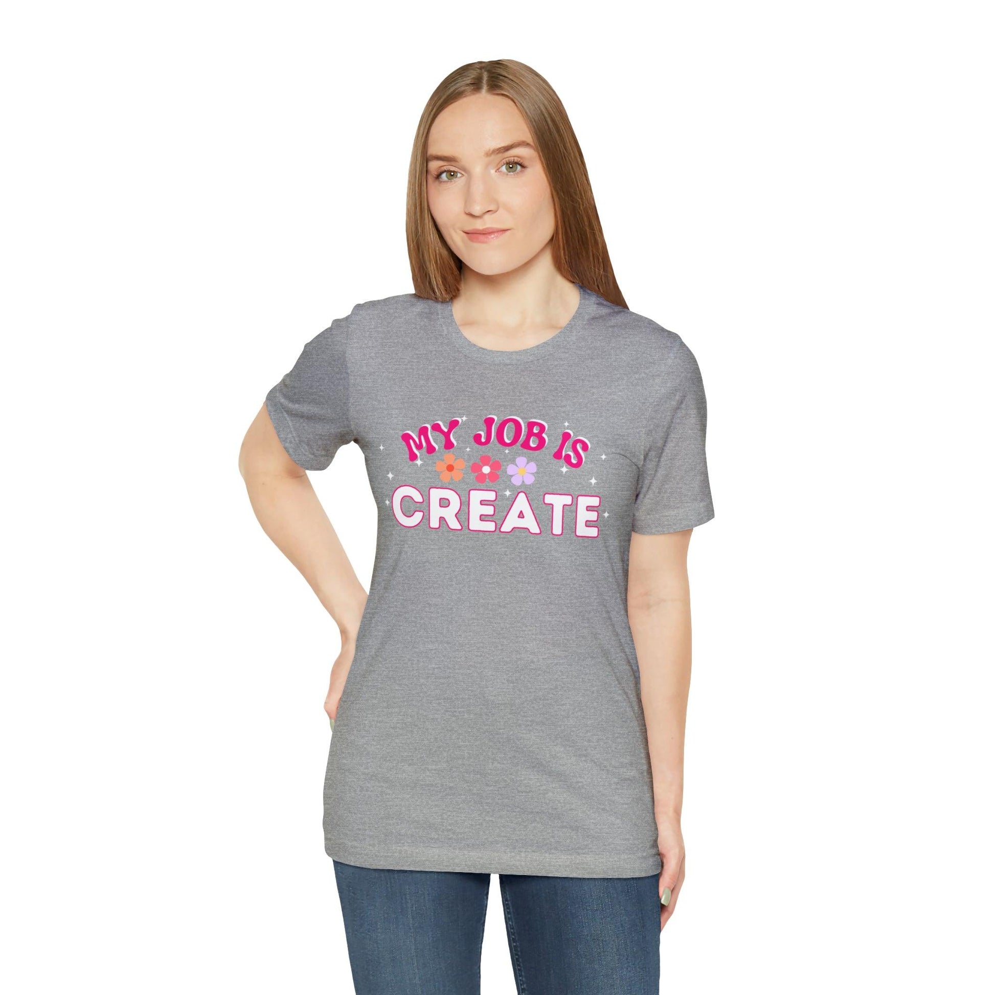 My Job is Create Shirt Artist Shirt, Content Creator Shirt Blogger Shirt Vlogger Shirt, Youtuber shirt - Giftsmojo