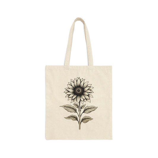 Floral Tote Bag Wildflower Totes Canvas Tote Bag Shopping Bag Gift For Women Totes Birthday Gift Bag Bridal Gift Tote Bag Library Bag - Giftsmojo