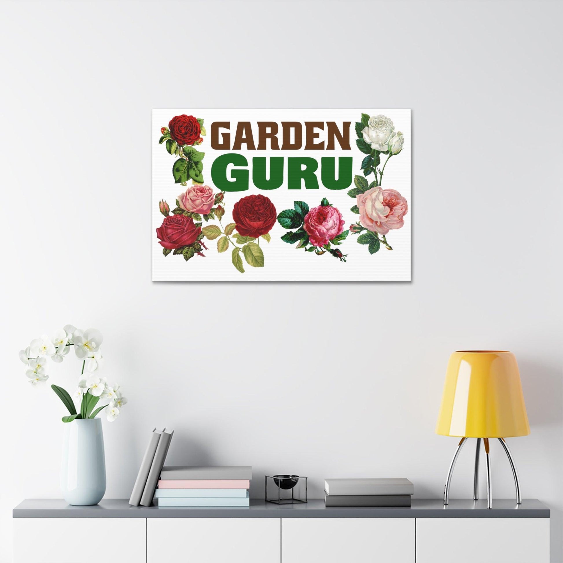 Garden Guru Garden Guru wall art - gift for garden lovers - plant lover gift nature lovers flower wall art - Giftsmojo