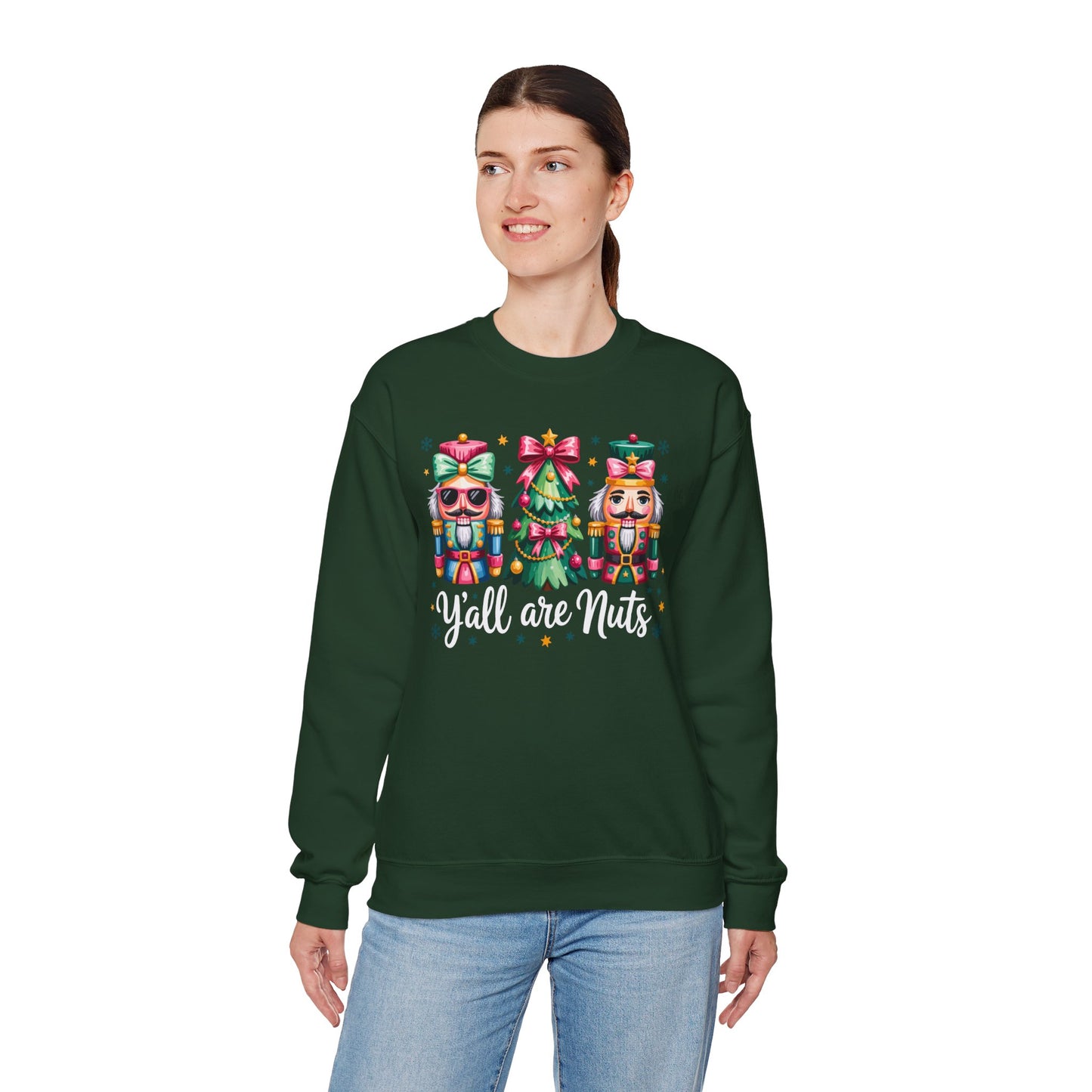 Nutcracker Characters and Christmas Tree Sweatshirt