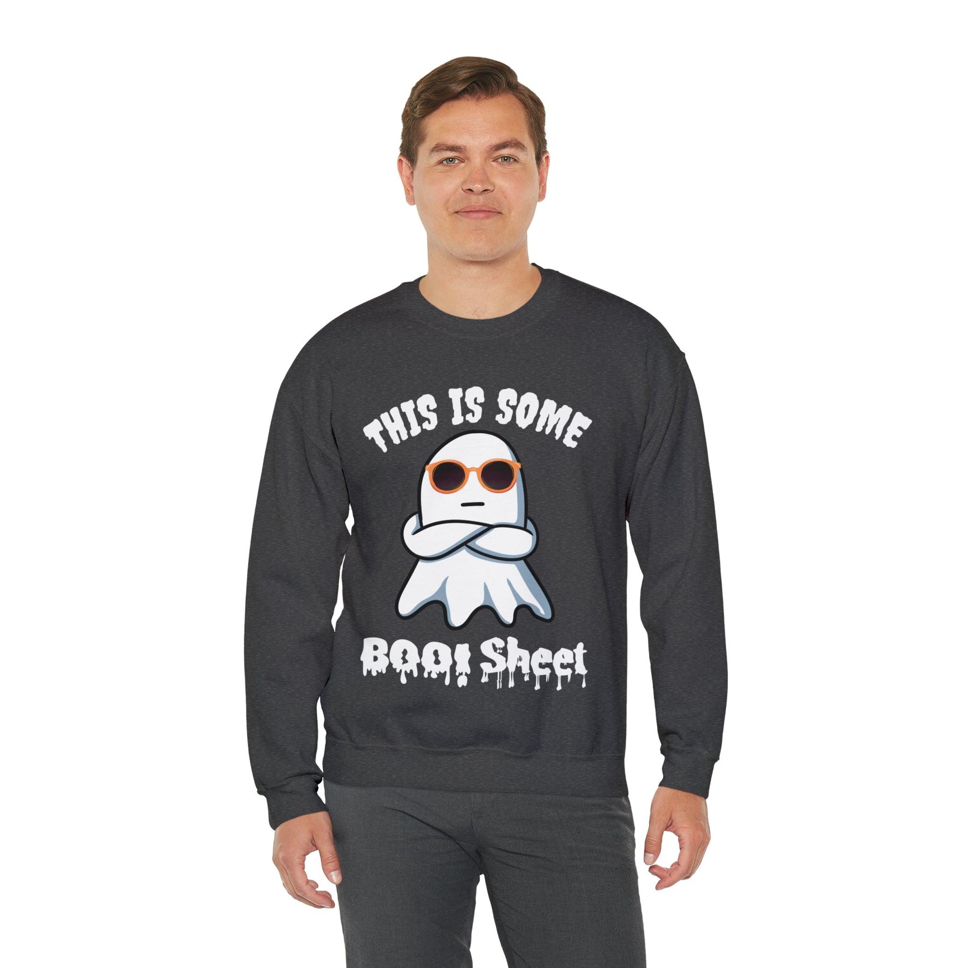 This Is Some Boo Sheet Ghost Sweatshirt Cute Ghost Sweatshirt Boo Ghost Sweatshirt Gift Shirt Funny Halloween Shirt Spooky Season Shirt - Giftsmojo