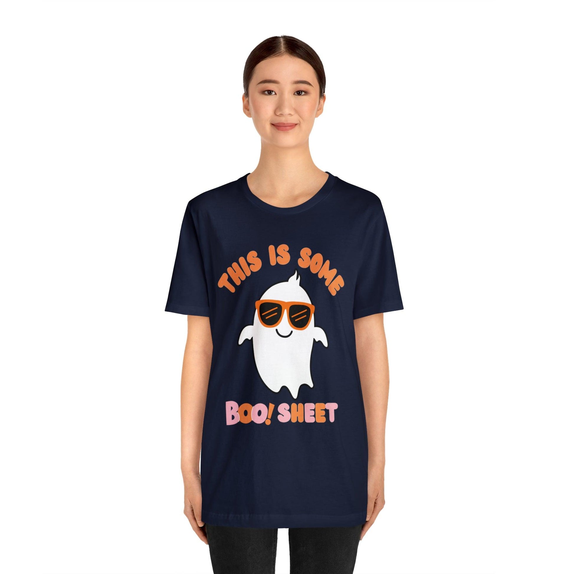 This Is Some Boo Sheet Funny Halloween Shirt Funny Halloween Costume Spooky Season Tee Funny Gift Shirt for Birthday Christmas Anniversary - Giftsmojo