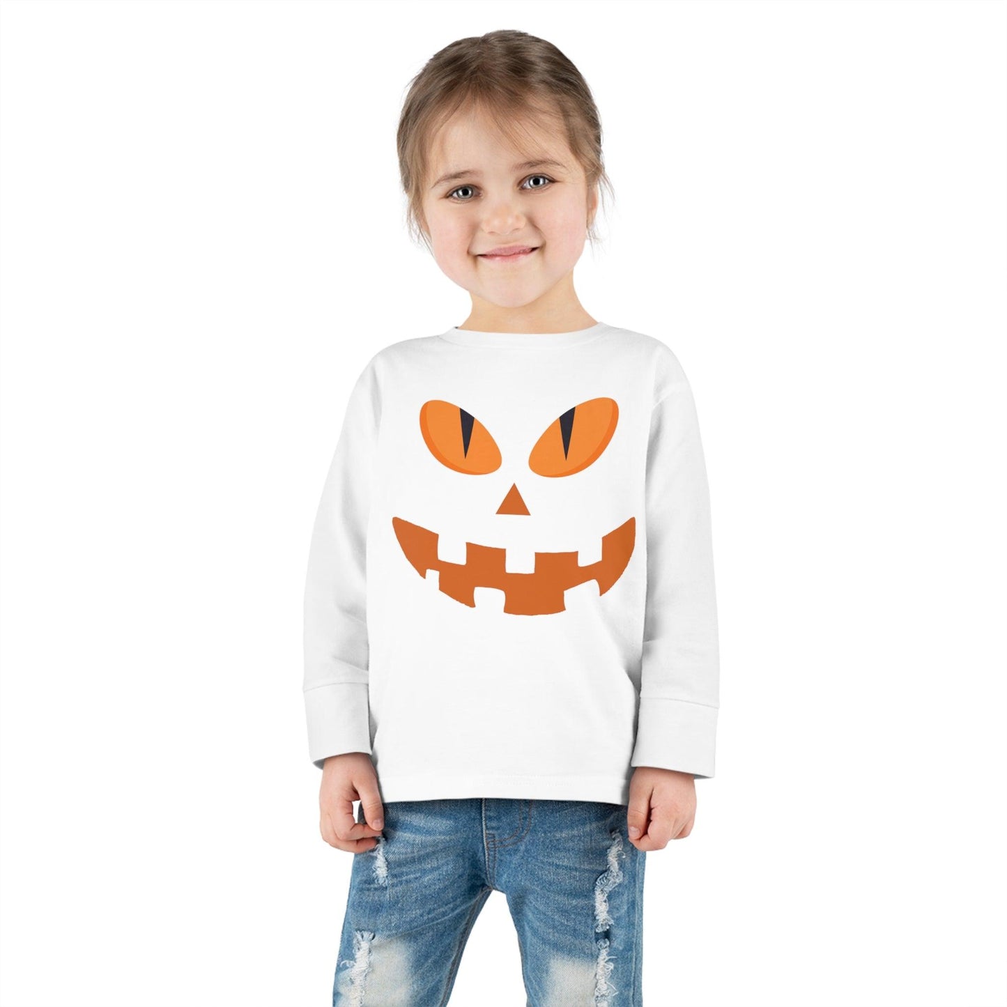 Kids Jack O Lantern Shirt Kids Halloween Pumpkin Face Shirt Kids Halloween Shirt Kids Long Sleeve Trick or Treat Outfit for Halloween - Giftsmojo