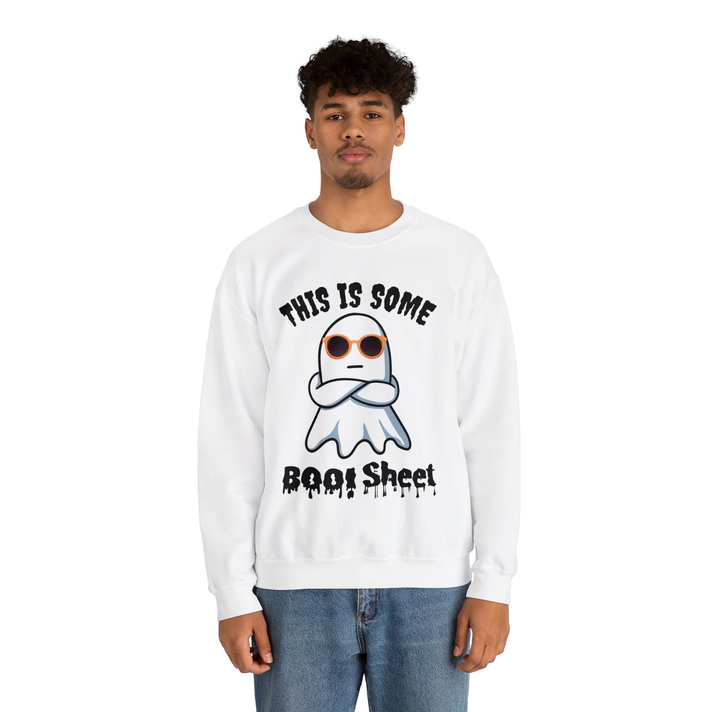 This Is Some Boo Sheet Funny HalloweenSweatshirt Funny Halloween Costume Spooky Season Tee Boo Ghost Sweatshirt Gift for Birthday Christmas
