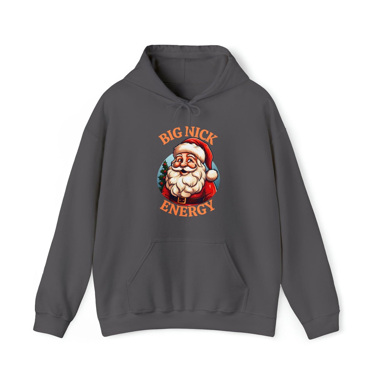 Santa Energy Hoodie Christmas Sweatshirt Santa Hooded Sweatshirt Christmas Sweater Pullover Big Nick Energy Christmas Pullover Santa Claus Shirt - Giftsmojo