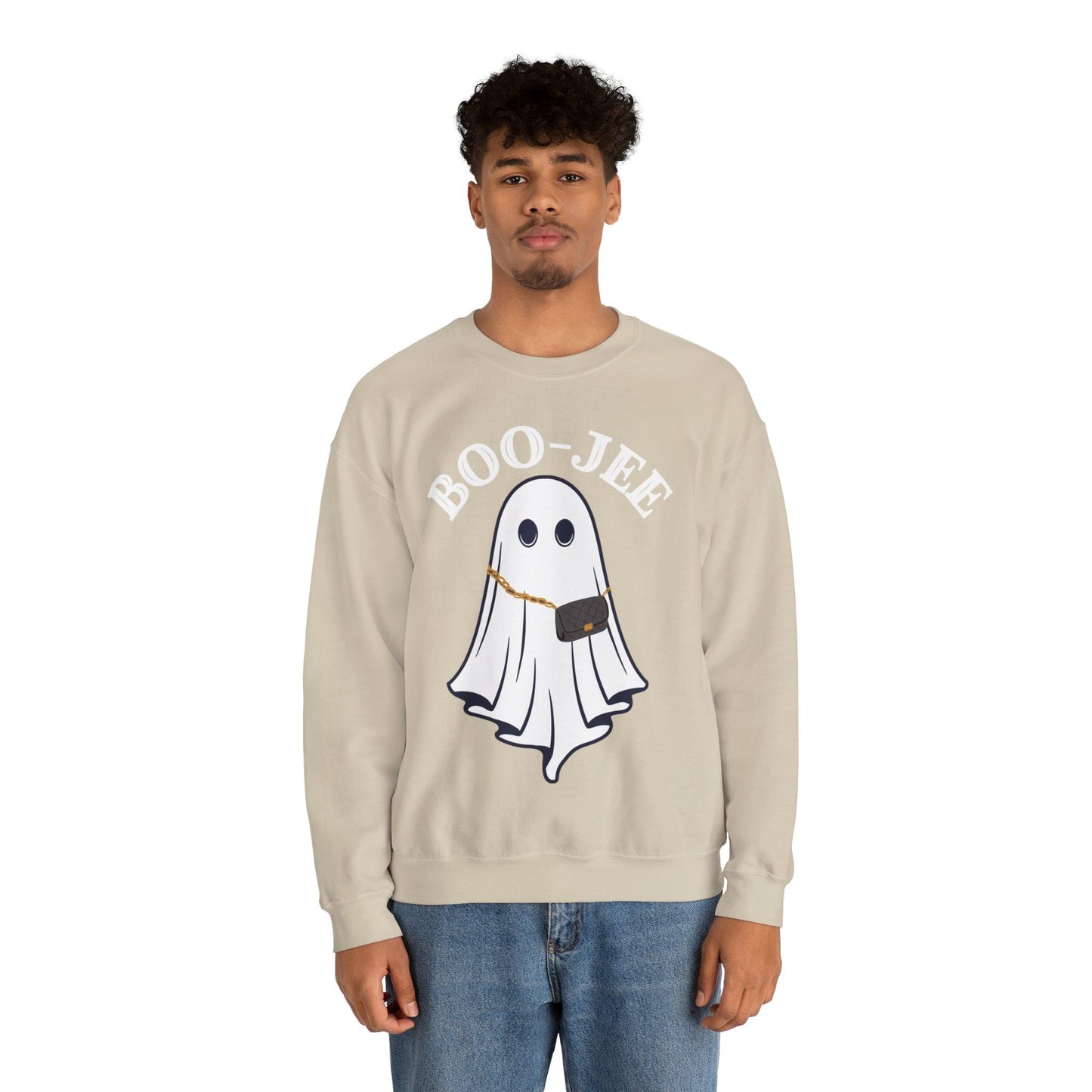 Boo-Jee Sweatshirt, Boo Halloween Sweatshirt Spooky - Giftsmojo