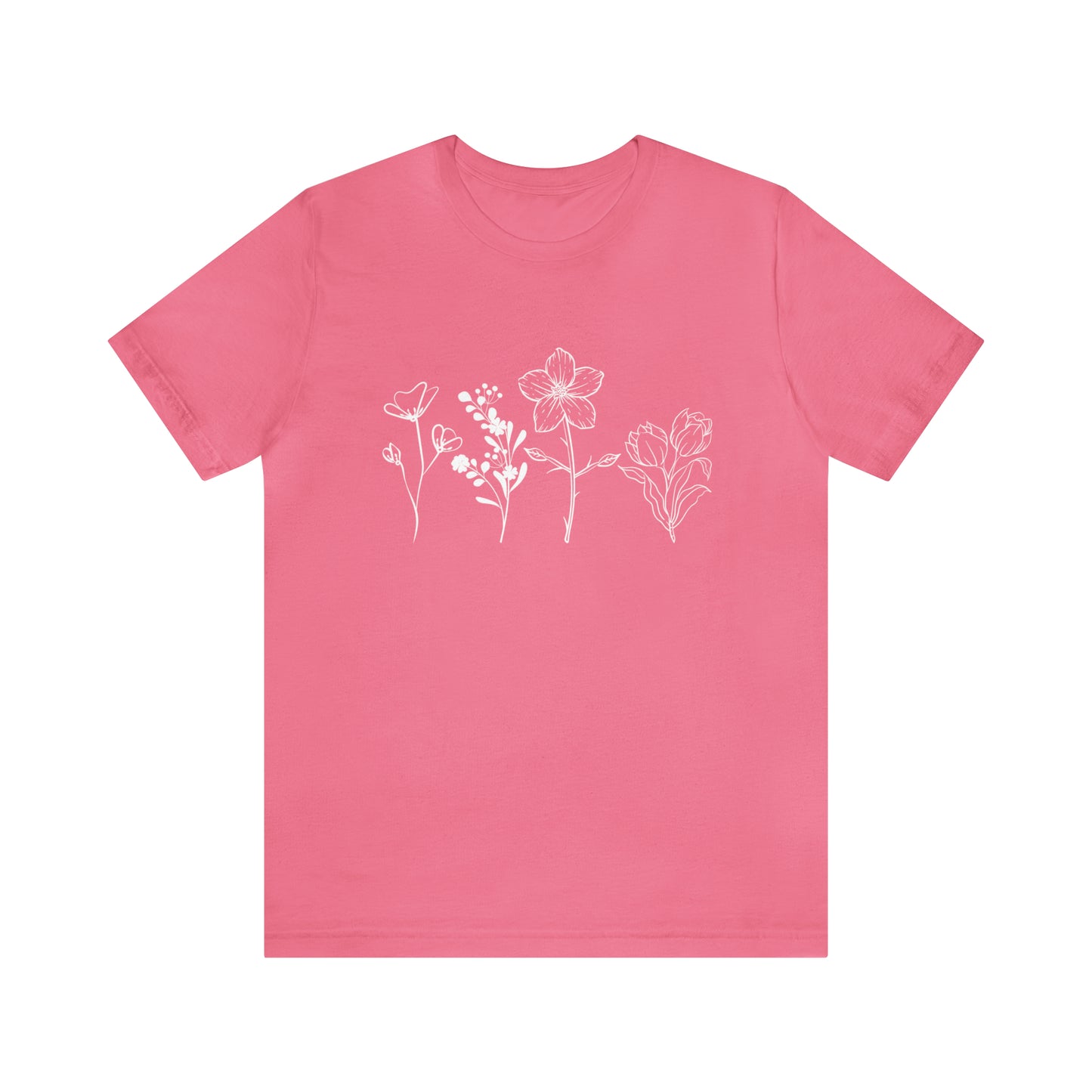 Wildflower Tshirt, Wild Flowers Shirt, Floral Tshirt, Flower Shirt, Gift for Women, Ladies Shirts, Best Friend Gift, Plant Mom shirt Garden