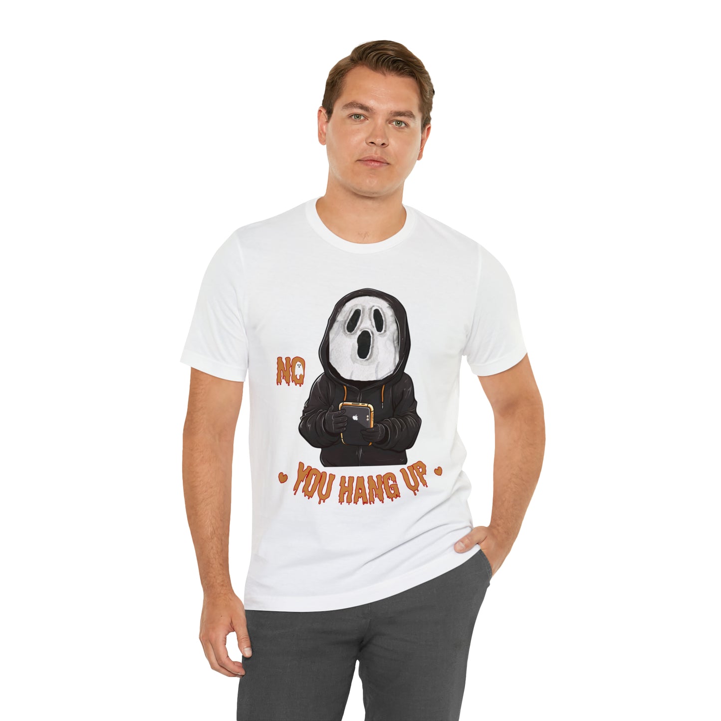 Elevate Your Halloween Style with the Playful 'No You Hang Up' Shirt Spooky shirt