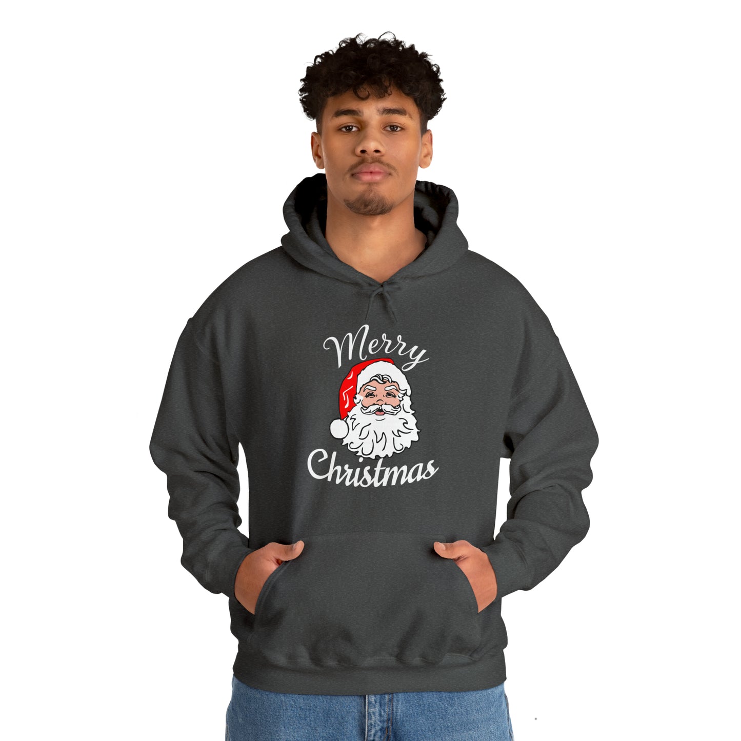 Santa Hoodie, Merry Christmas Hooded Sweatshirt, Christmas Shirt, Christmas Gift