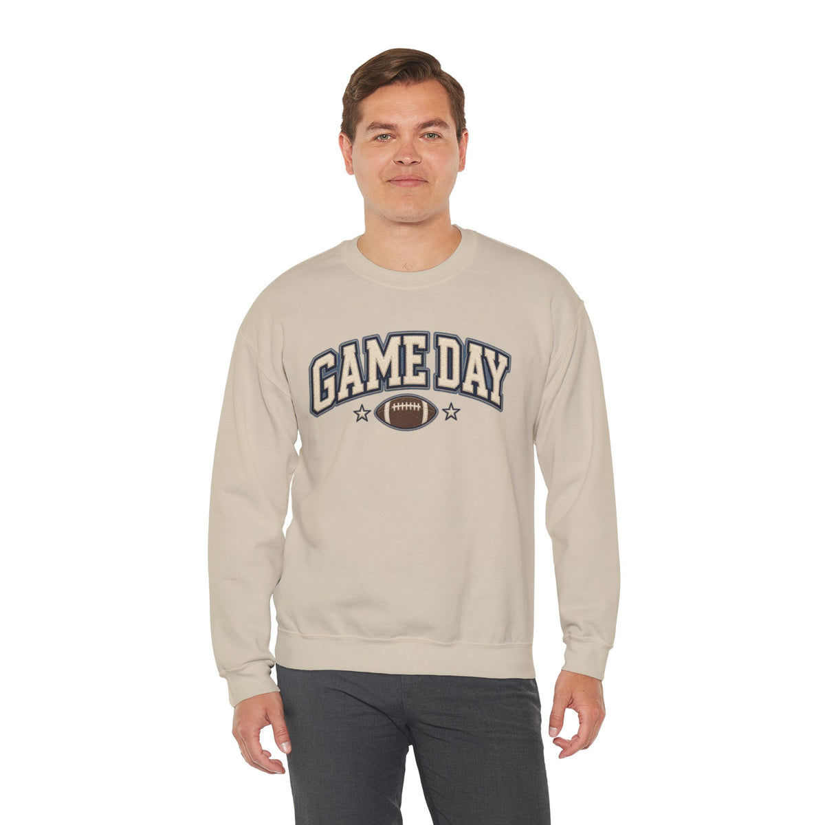 Game Day Crewneck Sweatshirt – Football Logo