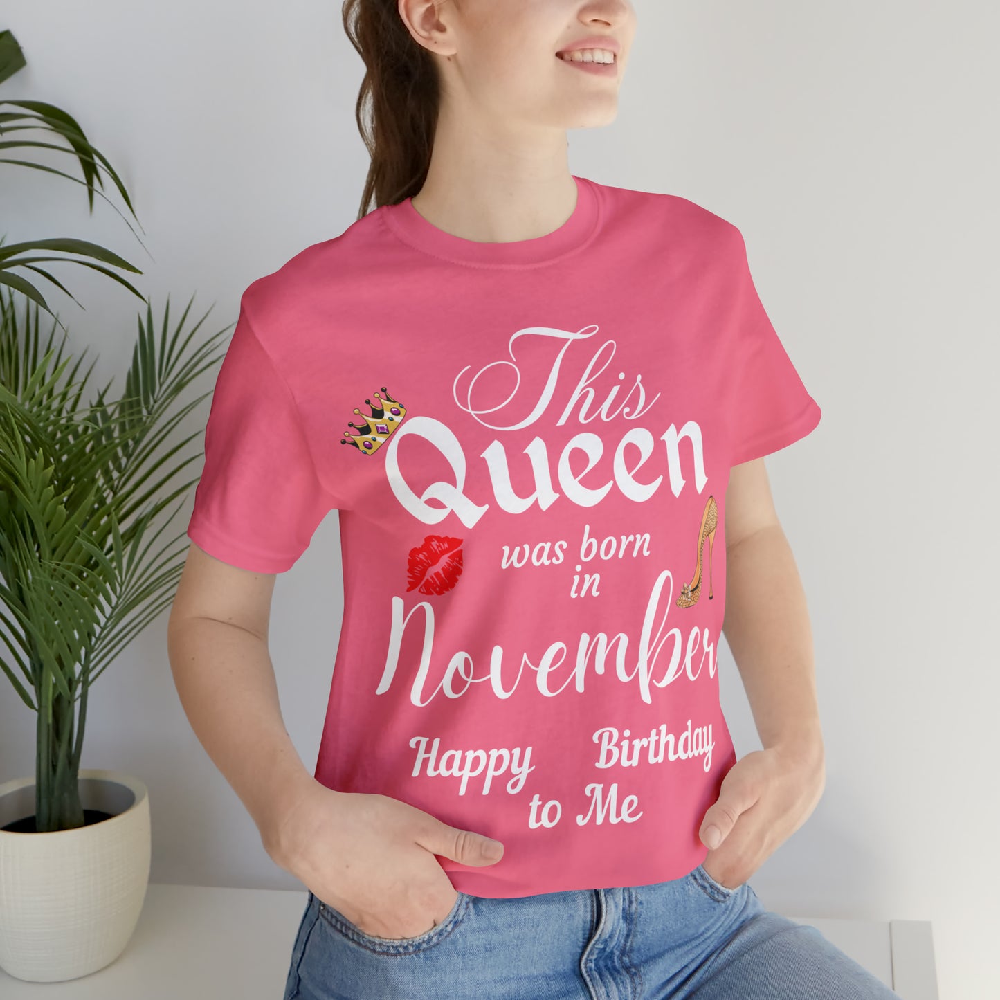 Birthday Queen Shirt, Gift for Birthday, This Queen was born in November Shirt, Funny Queen Shirt, Funny Birthday Shirt, Birthday Gift