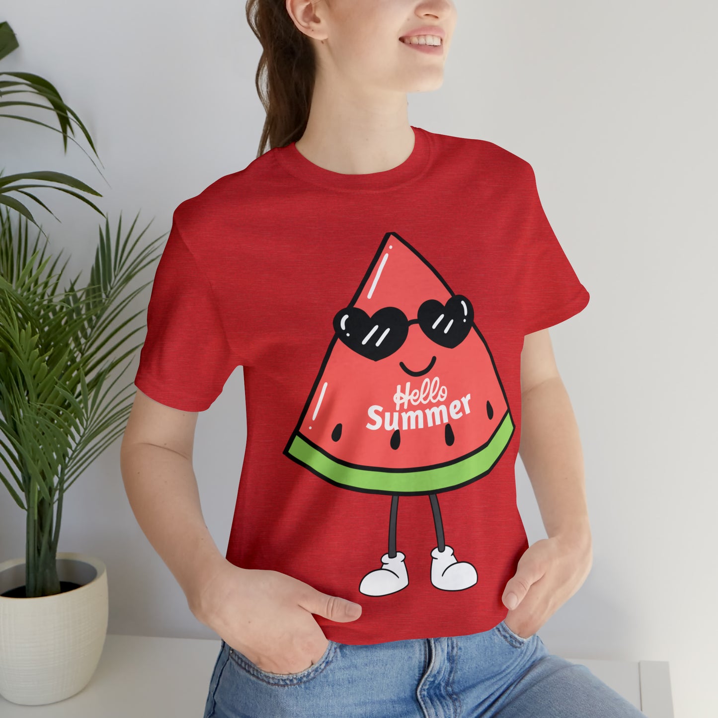 Funny Hello Summer Shirt, Water Mellon shirt, Summer shirts for women and men