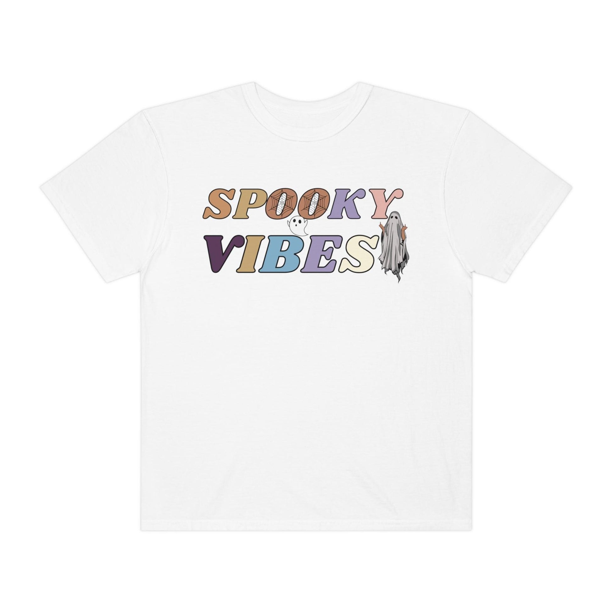 Retro Halloween Tshirt, Spooky Vibes Shirt, Vintage Shirt, Cute Halloween Shirt - Fall shirt - Giftsmojo