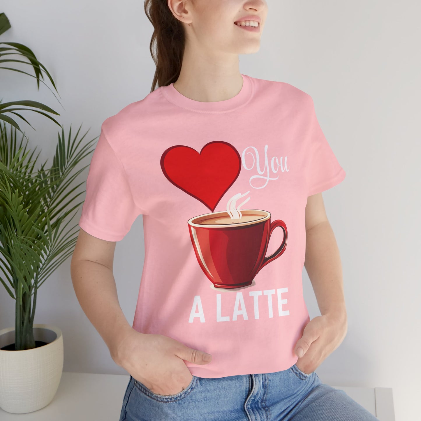 Coffee Lover Unisex Tee - Love You A Latte