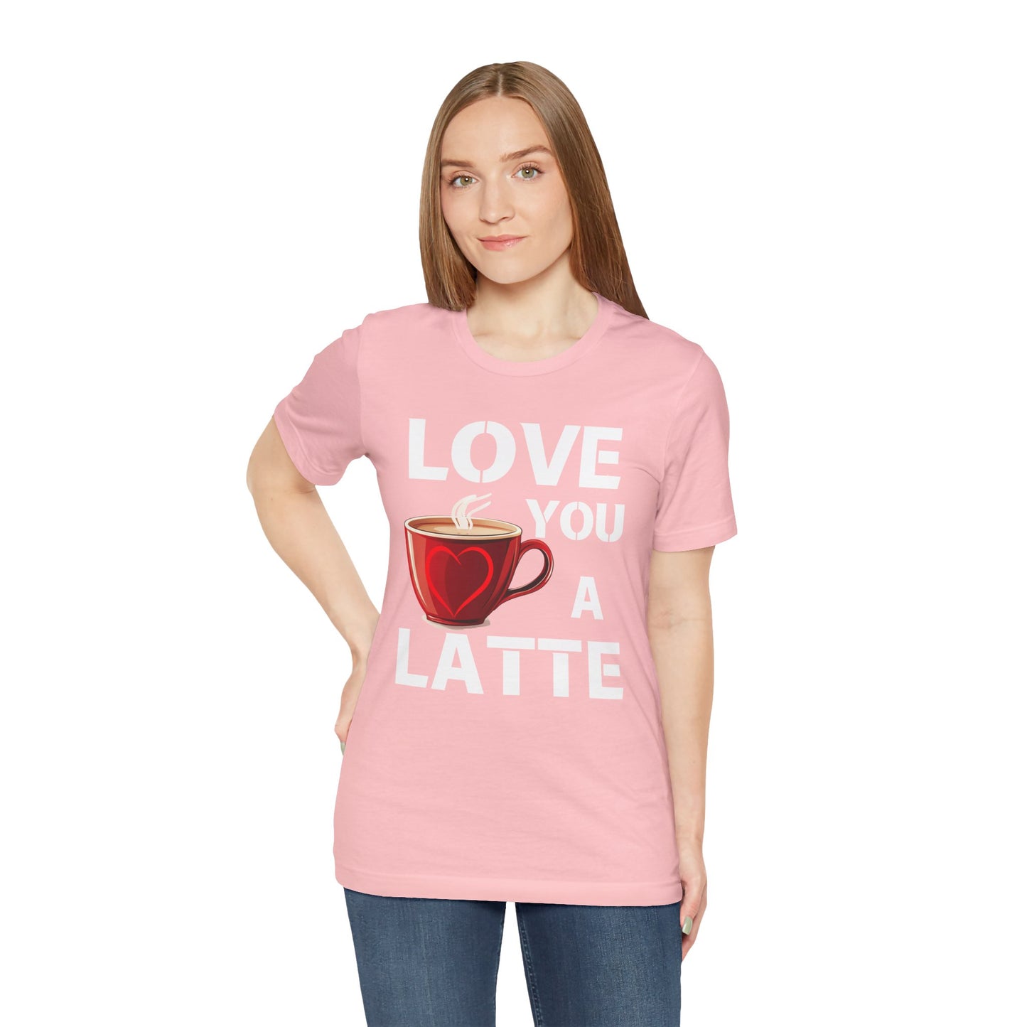 Coffee Lover Unisex Tee - Love You A Latte