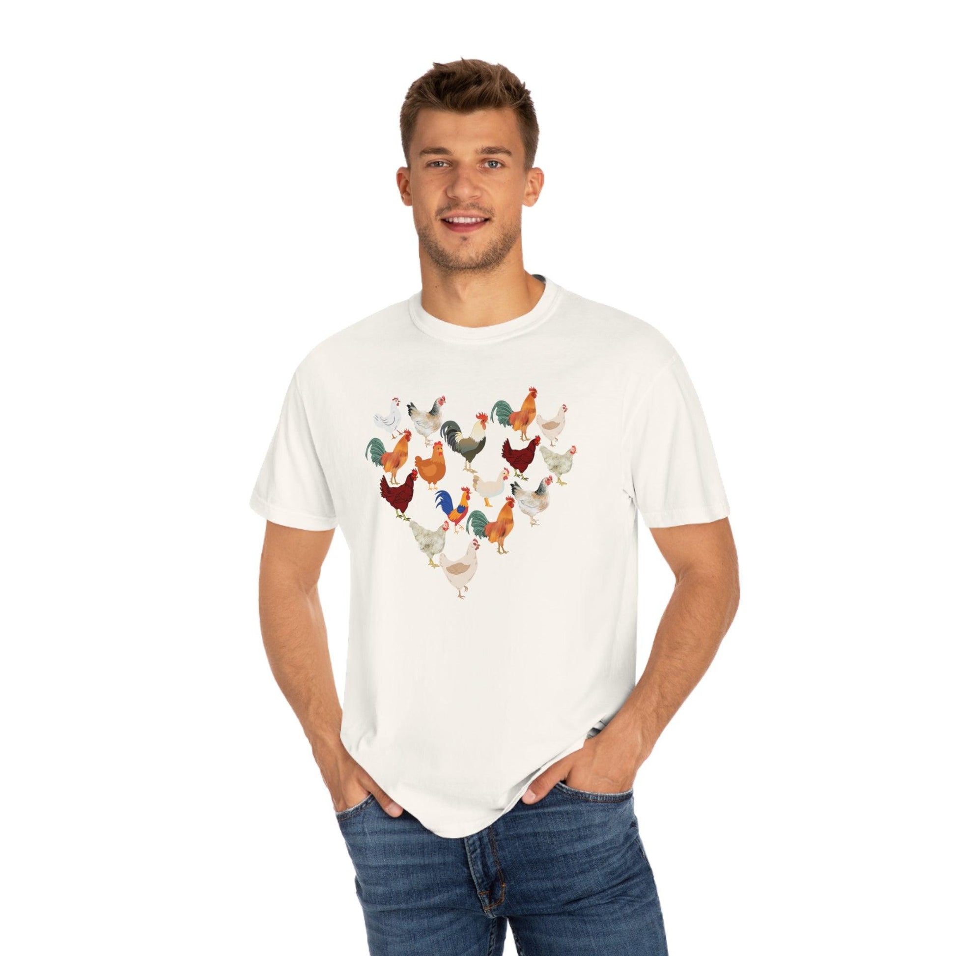 Love Chicken Shirt Chicken Tee Chicken Owner Gift - Gift For Chicken Lover gift - Giftsmojo