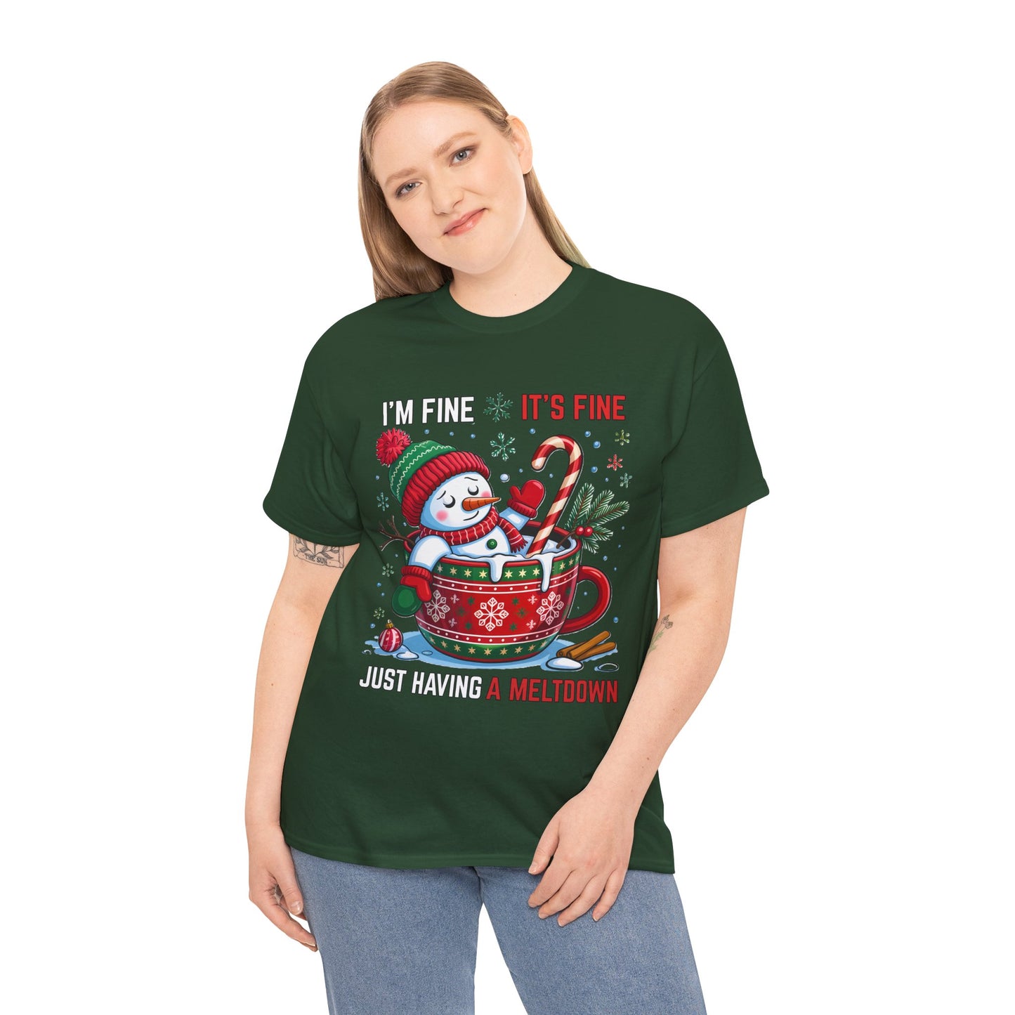 Snowman Meltdown Tee
