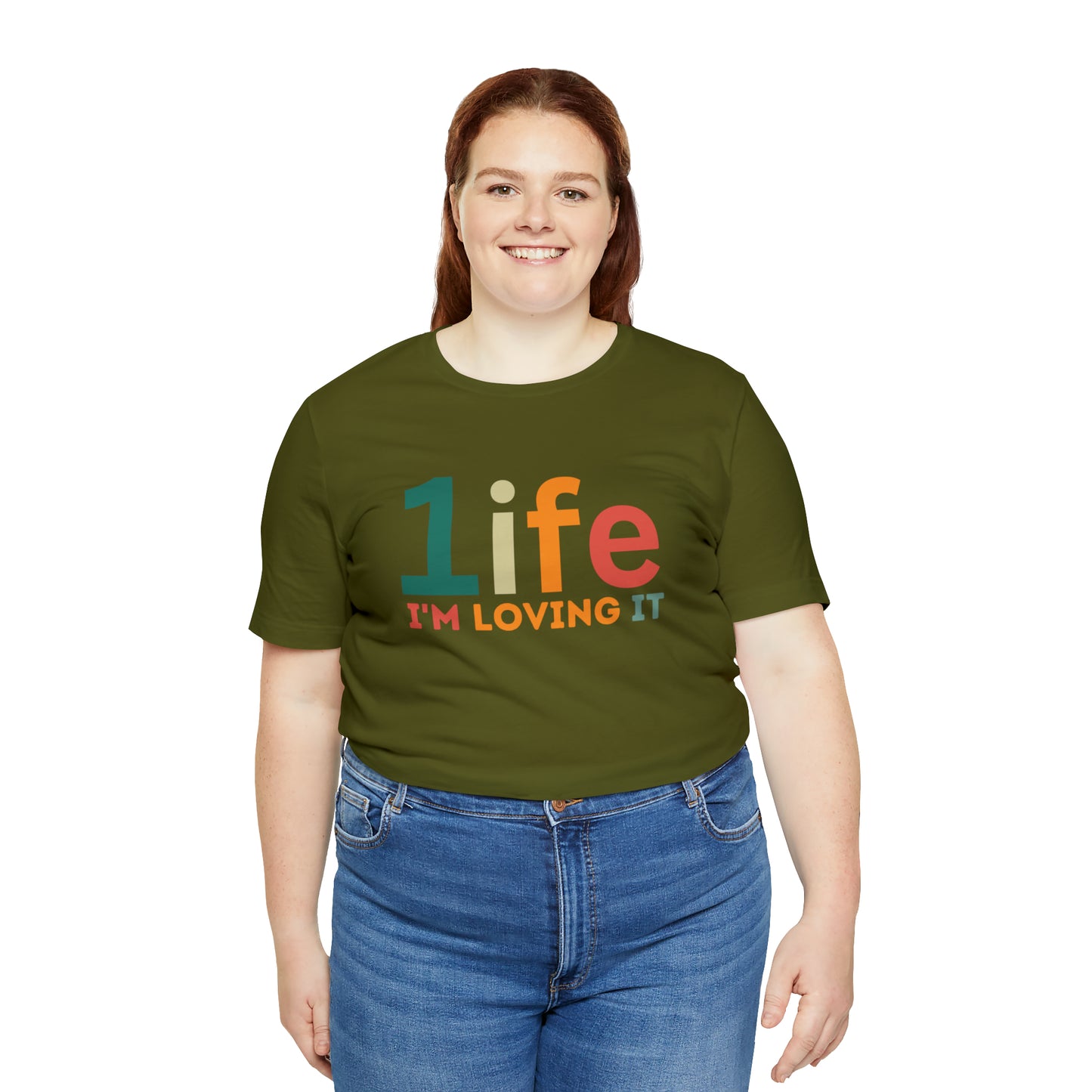 One life I'M Loving It Shirt Retro 1life shirt Live Your Life You Only Have One Life To Live Retro Shirt