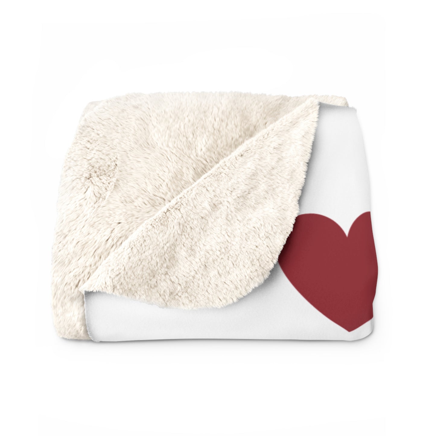 Sherpa Fleece Blanket - Romantic Gift for Her Valentine's Day with Roses