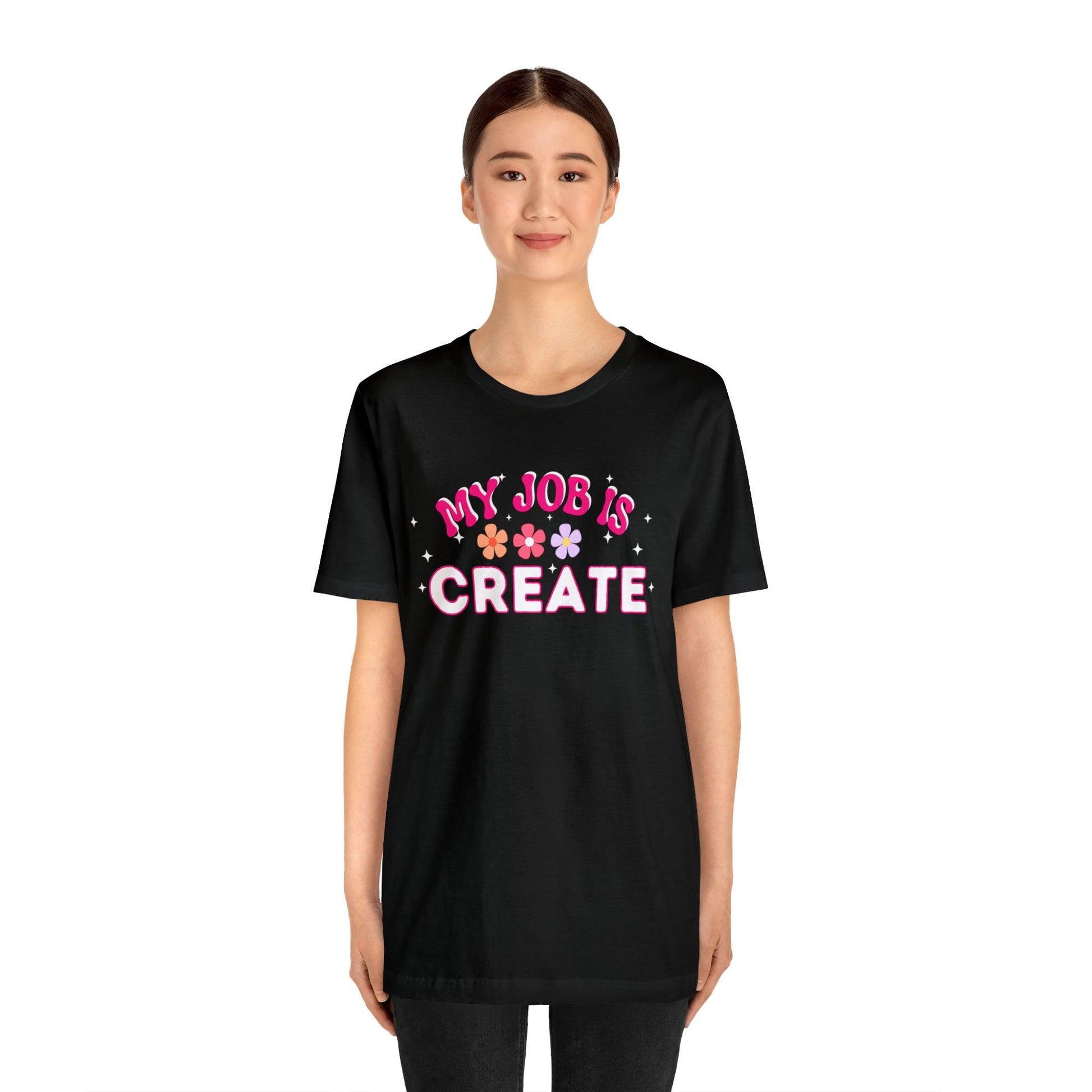 My Job is Create Shirt Artist Shirt, Content Creator Shirt Blogger Shirt Vlogger Shirt, Youtuber shirt - Giftsmojo
