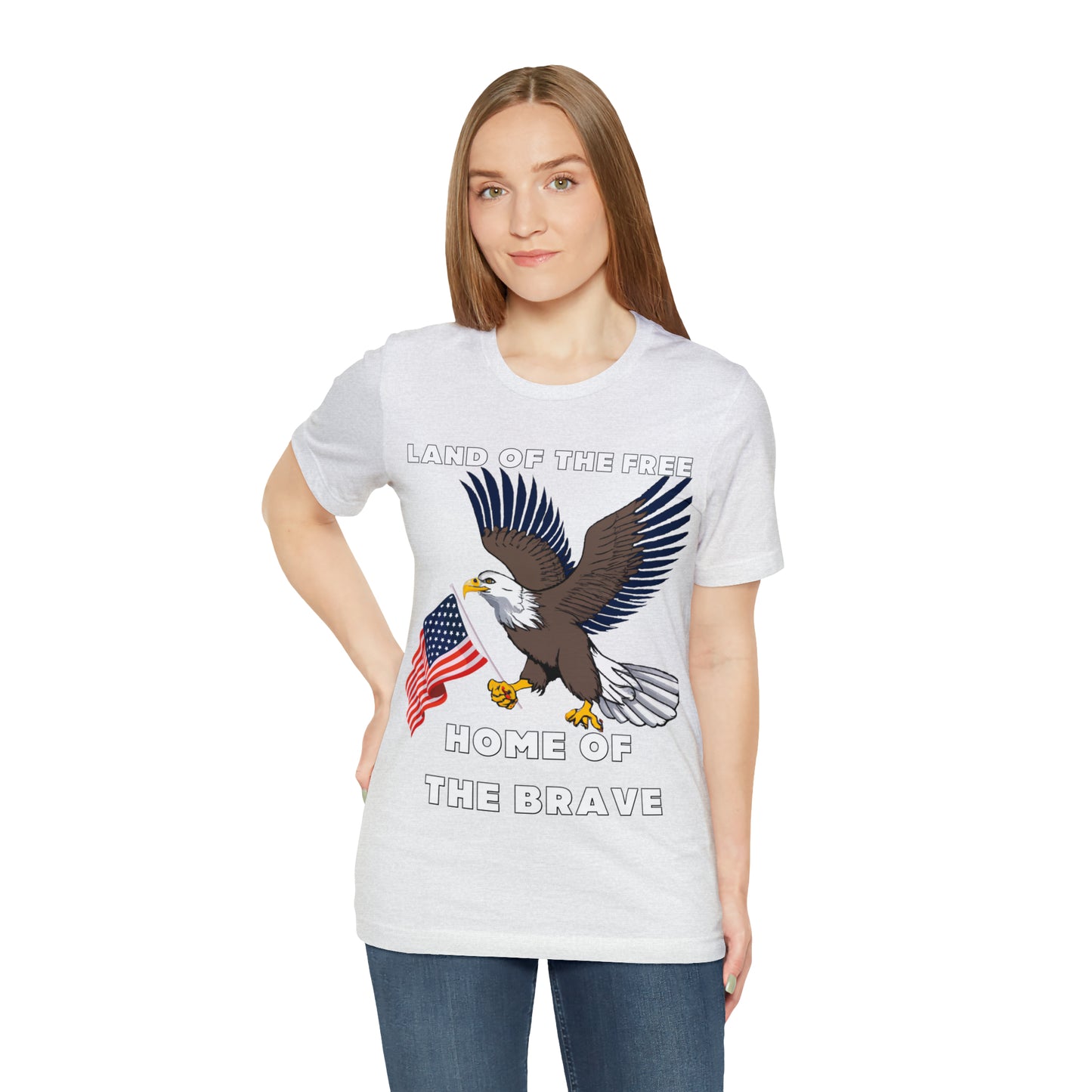 Celebrate Independence Day with Patriotic Shirts: Land of the free, Home of the Brave Shirt for Women and Men